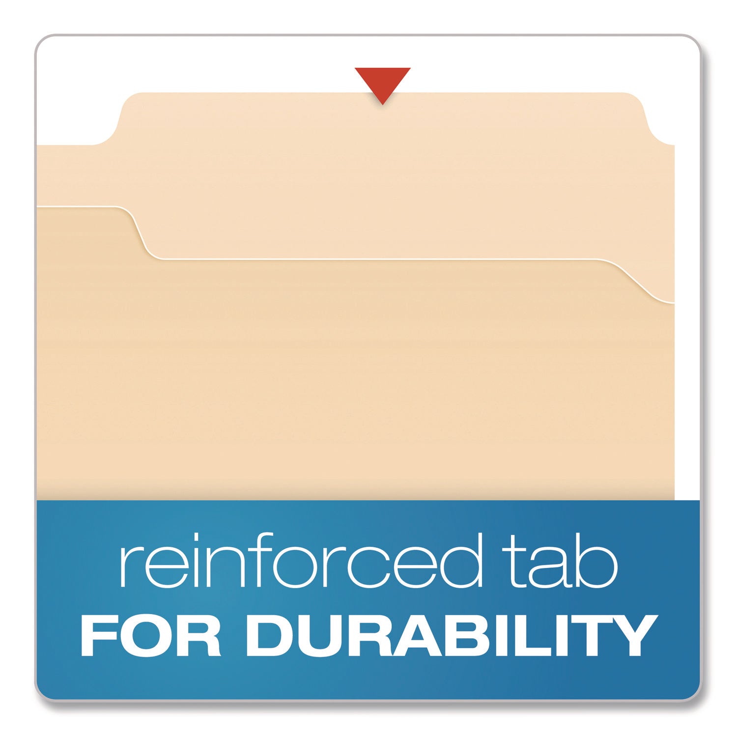 Pendaflex® Manila Fastener Folders, 1.5" Expansion, 2 Fasteners, Legal Size, Manila Exterior, 50/Box - Bloom Skins