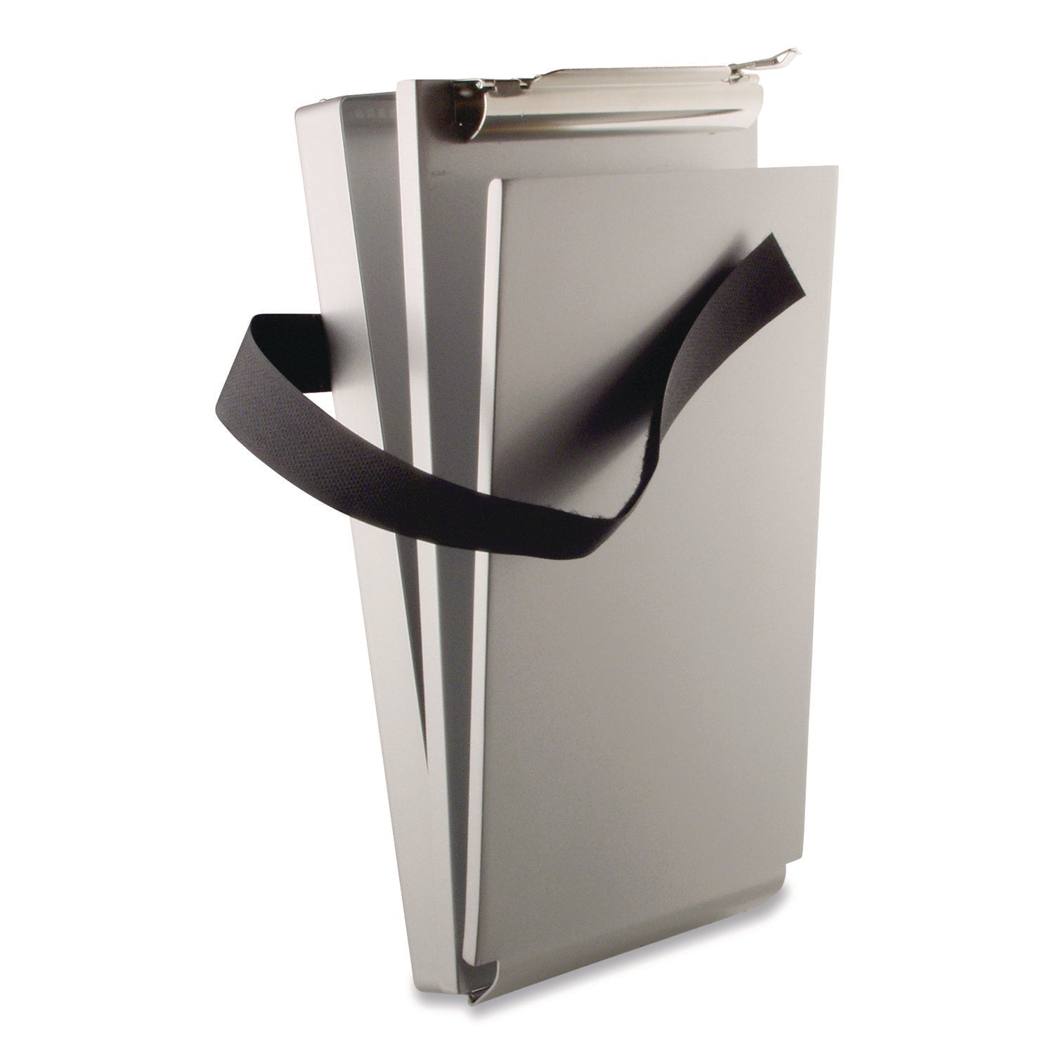 Saunders Recycled Aluminum Citation Holder Clipboard, 1/2" Clip Capacity, Holds 6 x 11 Sheets, Silver - Bloom Skins