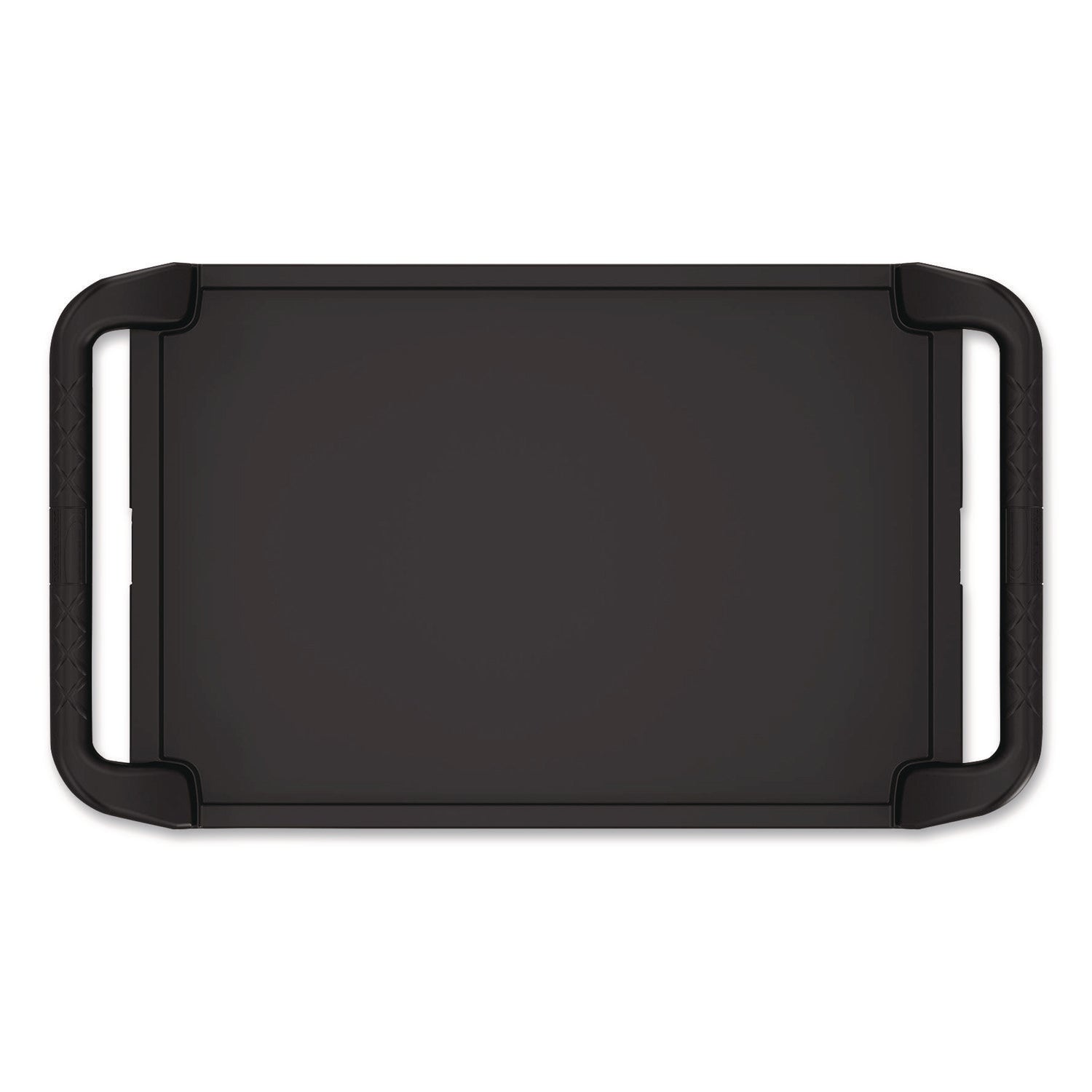 Suncast Commercial® Three-Shelf Service Cart, Metal/Plastic, 3 Shelves, 300 lb Capacity, 20" x 34" x 37.92", Black - Bloom Skins