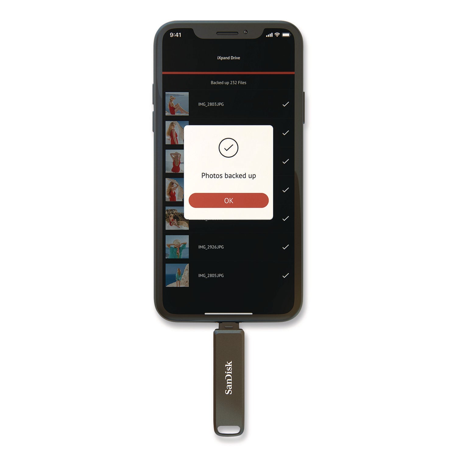 SanDisk® Dual Phone USB 3.2 Type-C/Lightning Flash Drive, 256 GB, Black