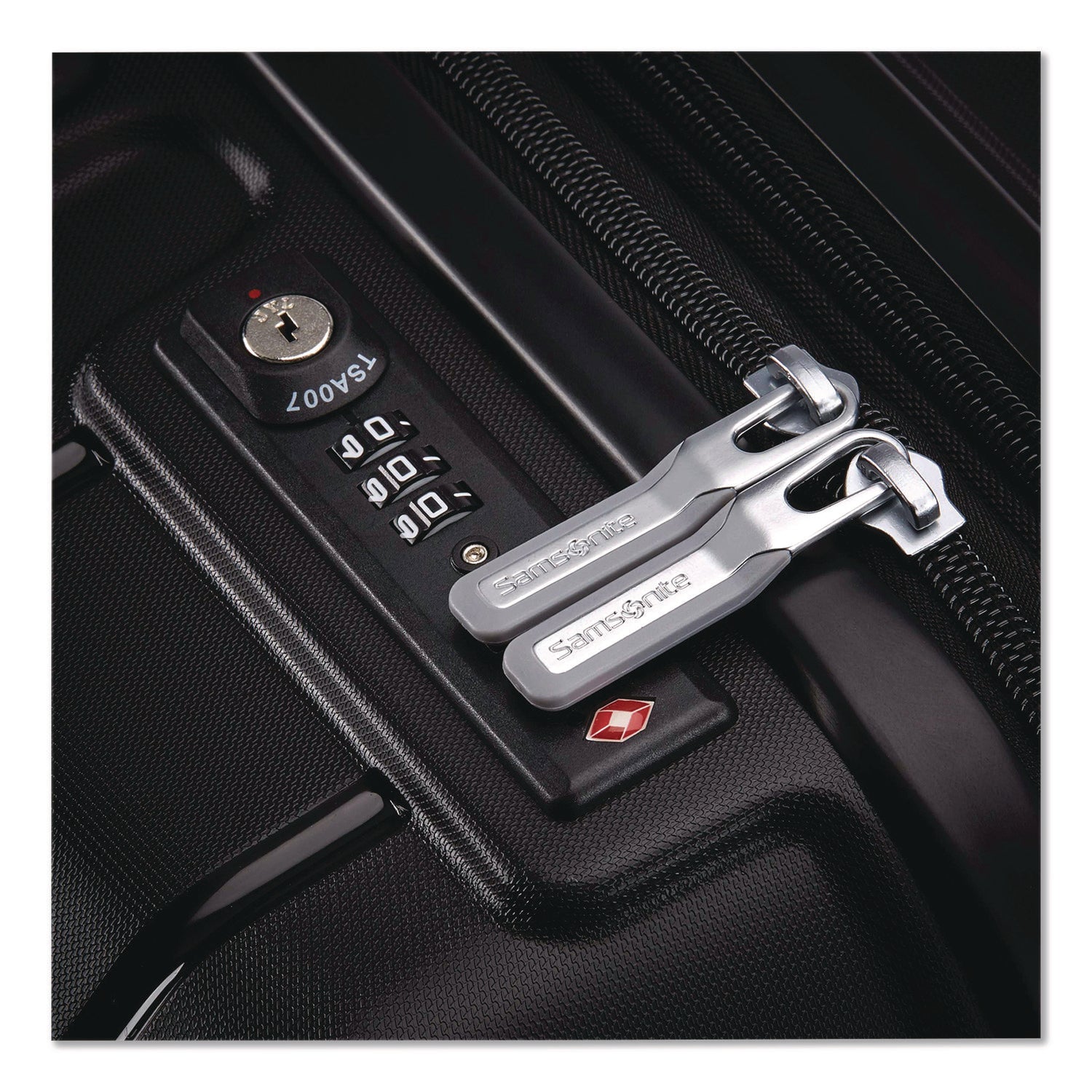 Samsonite® Freeform Hard Side Carry-On Suitcase, Four-Wheeled Spinner, 15.25 x 10 x 21.25, Black - Bloom Skins