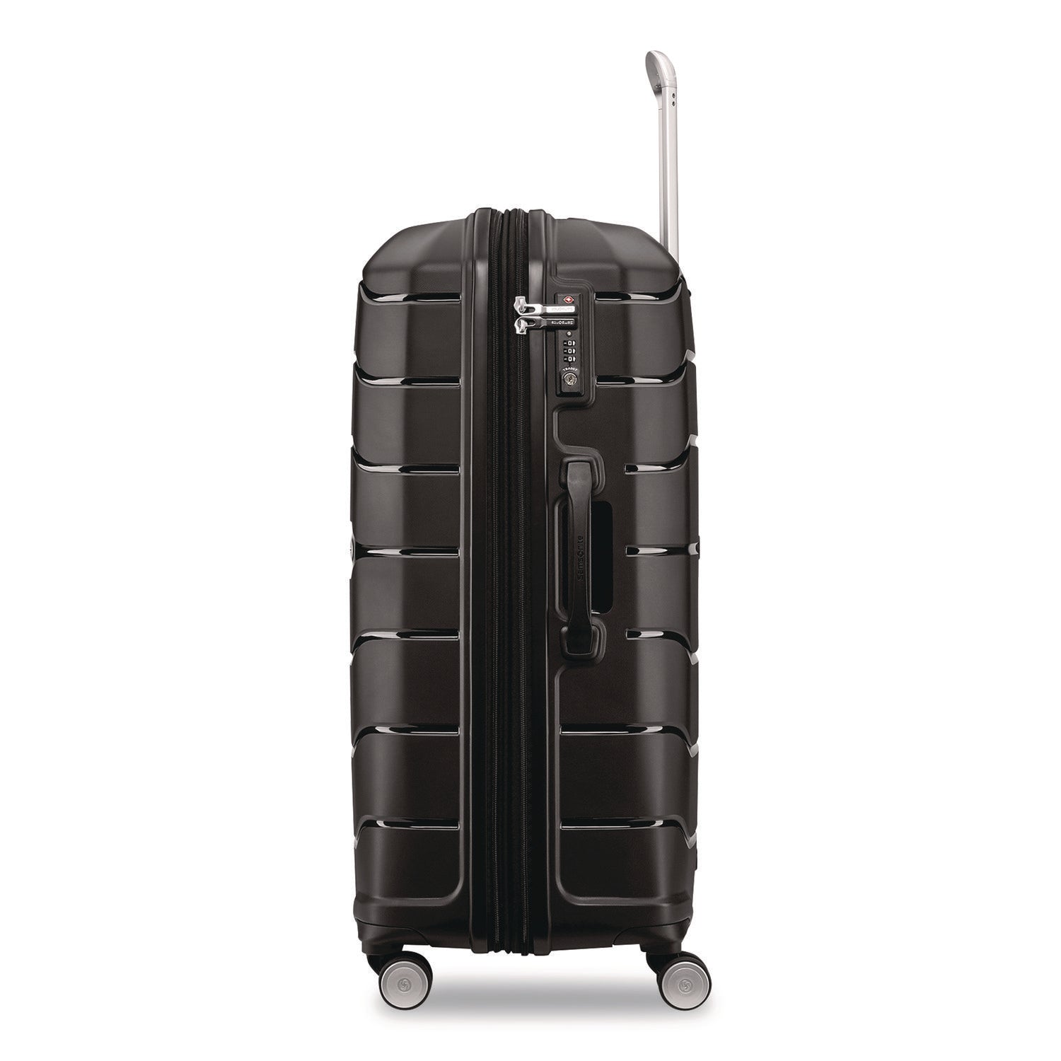 Samsonite® Freeform Hard Side Carry-On Suitcase, Four-Wheeled Spinner, 20.95 x 13.8 x 31.1, Black - Bloom Skins