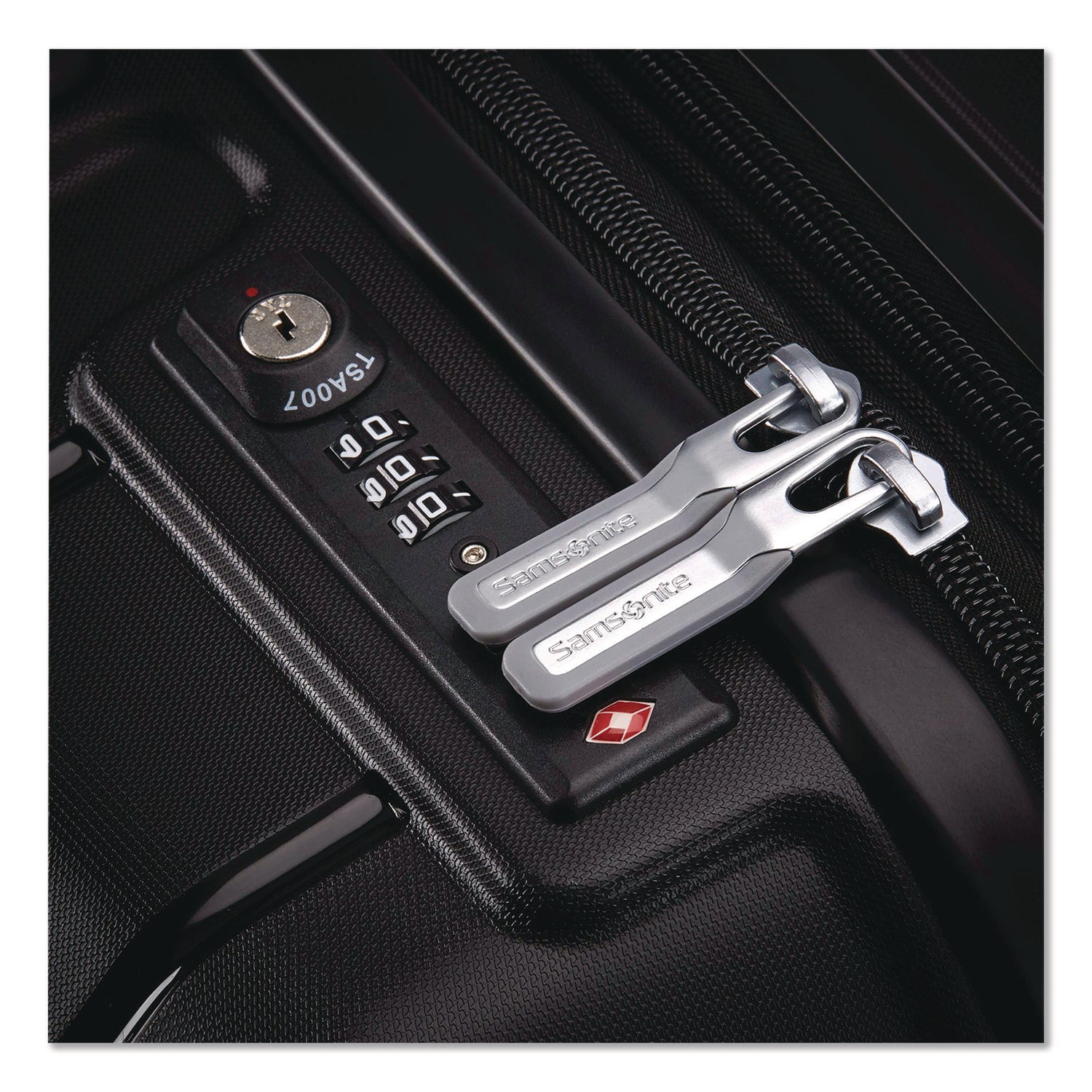 Samsonite® Freeform Hard Side Carry-On Suitcase, Four-Wheeled Spinner, 20.95 x 13.8 x 31.1, Black - Bloom Skins