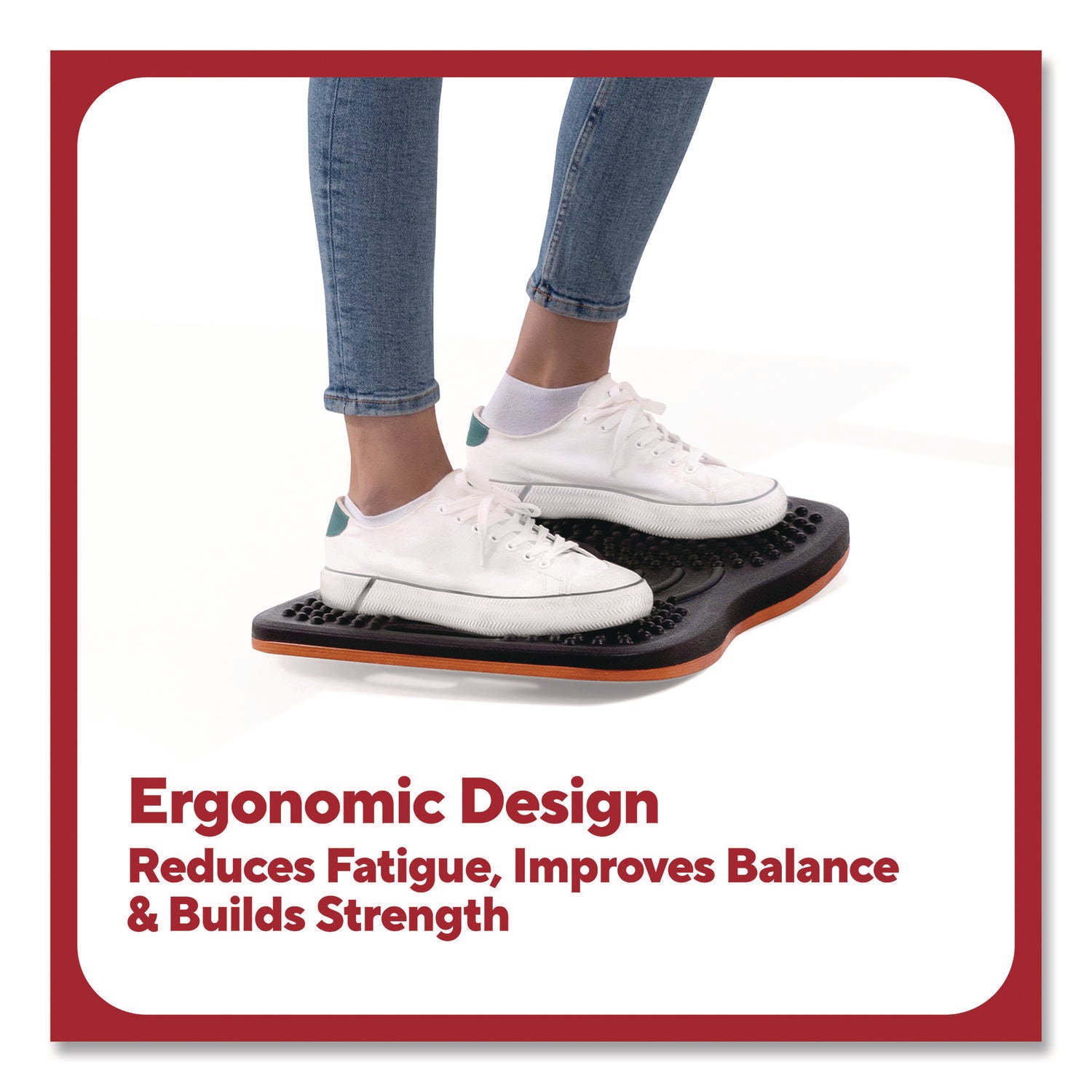 TRU RED™ Anti-Fatigue Balance Board, 19.68 x 13.97, Black - Bloom Skins