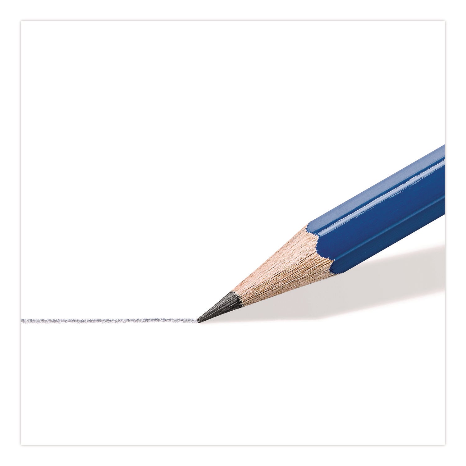 Staedtler® Pre-Sharpened Wooden Pencils with (20) Block Erasers, HB #2 Black Lead, Blue Barrel, 250/Pack - Bloom Skins