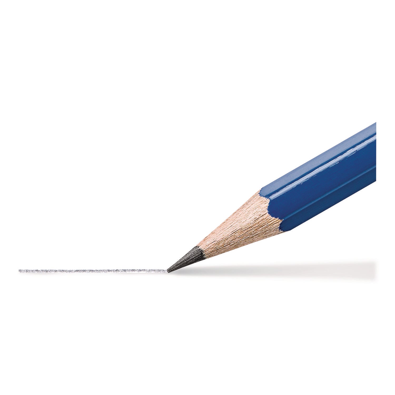 Staedtler® Pre-Sharpened Wooden Pencils with (40) Block Erasers, HB #2 Black Lead, Blue Barrel, 500/Pack - Bloom Skins