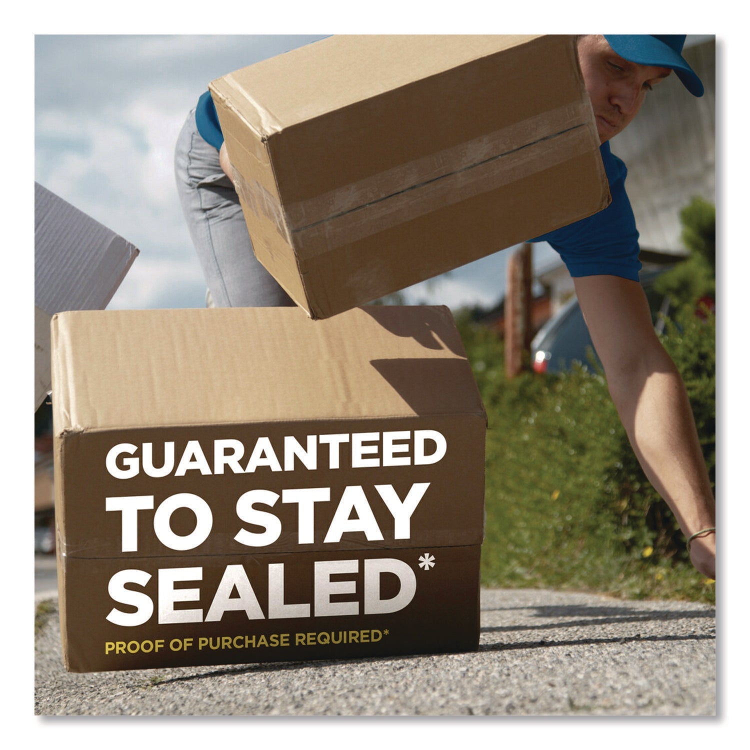 Scotch® 3850 Heavy-Duty Packaging Tape, 3" Core, 1.88" x 43.7 yd, Clear, 6/Pack - Bloom Skins