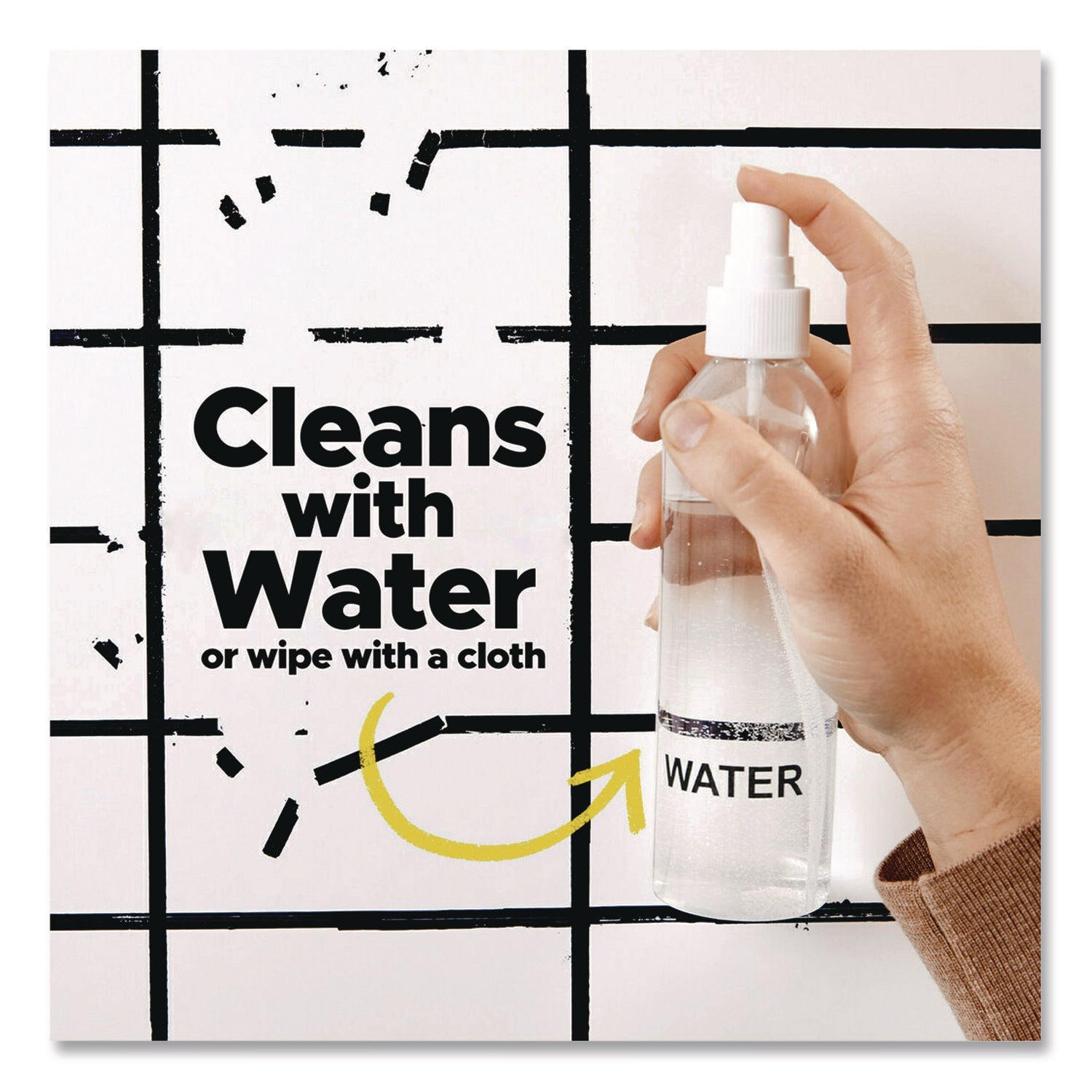 Post-it® Easy-Erase Whiteboard Sheets, Plastic Surface, 9.1 x 9.1, White, 2/Pack - Bloom Skins