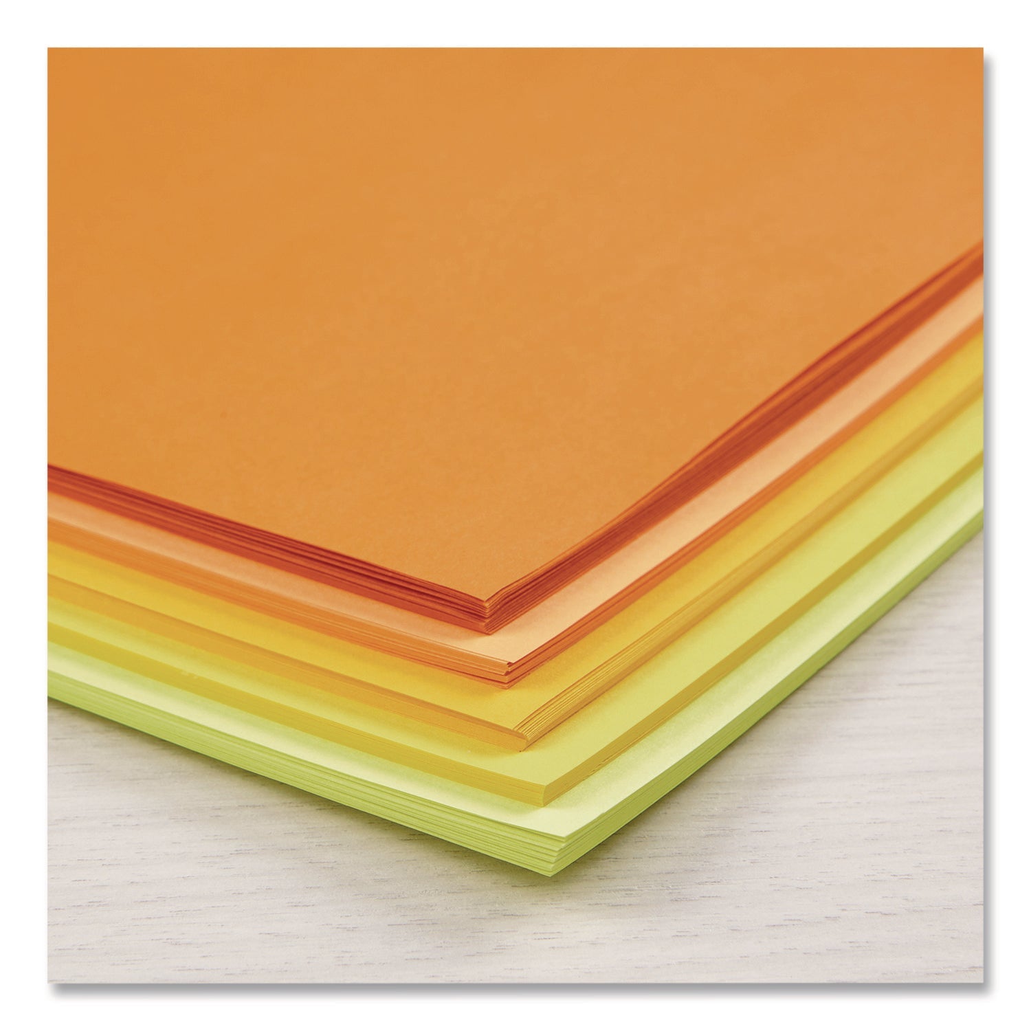 Astrobrights® Color Paper - "Solar Sparks" Assortment, 24 lb Bond Weight, 8.5 x 11, Assorted Yellow and Orange Colors, 100/Pack - Bloom Skins