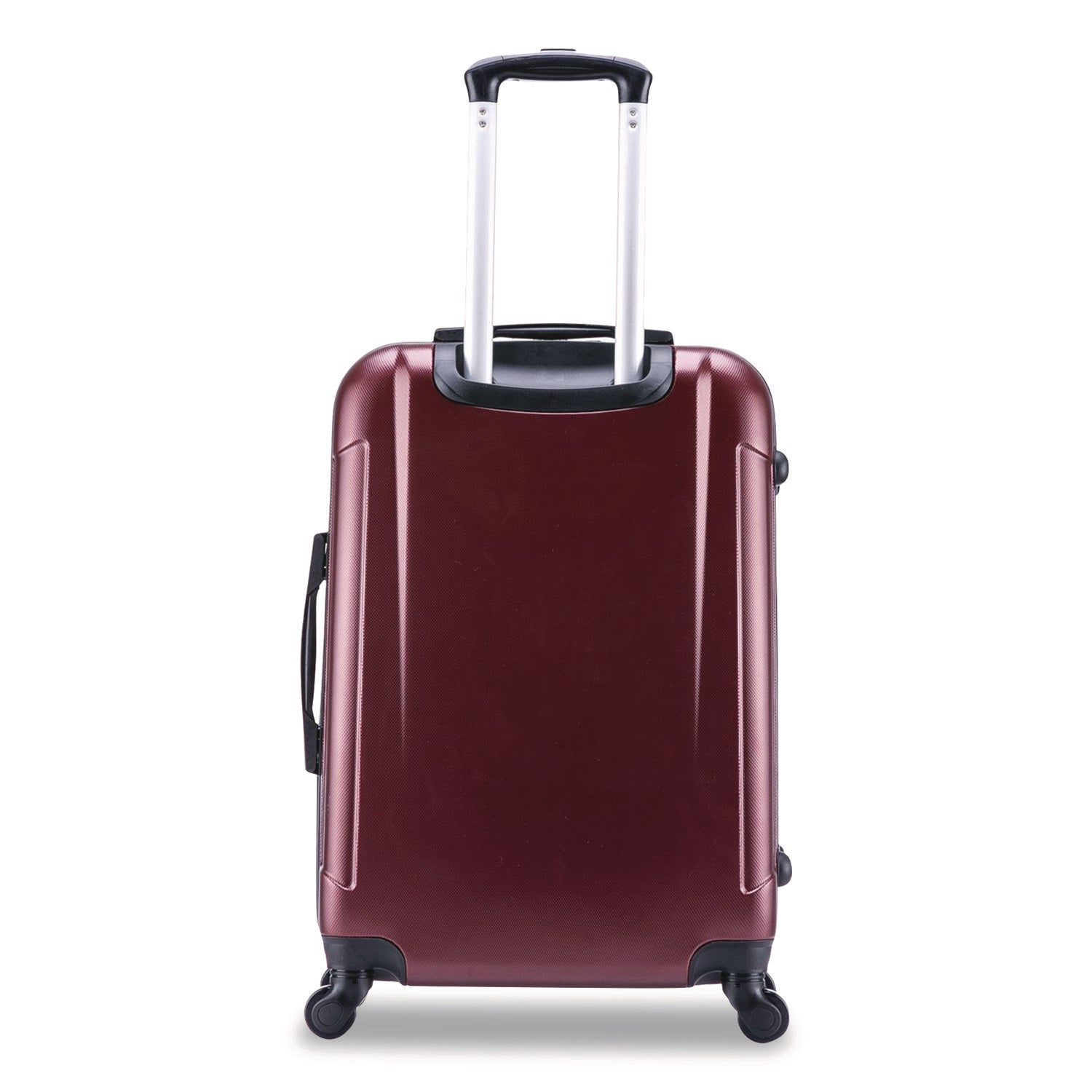 InUSA Luggage Pilot Hard Side Carry-On Suitcase, Four-Wheeled Spinner, 16.34 x 10.24 x 25.39, Wine - Bloom Skins