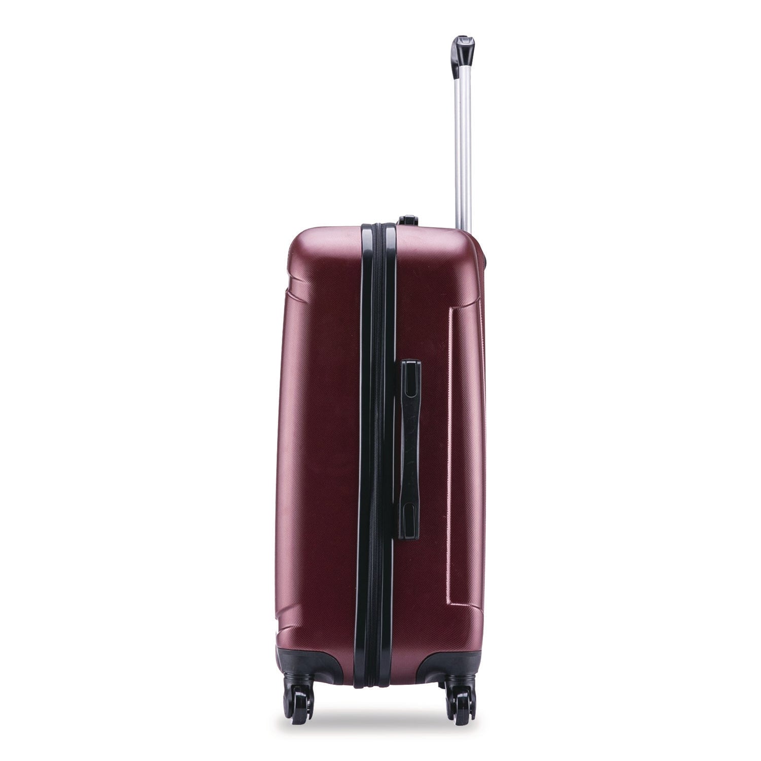 InUSA Luggage Pilot Hard Side Carry-On Suitcase, Four-Wheeled Spinner, 16.34 x 10.24 x 25.39, Wine - Bloom Skins