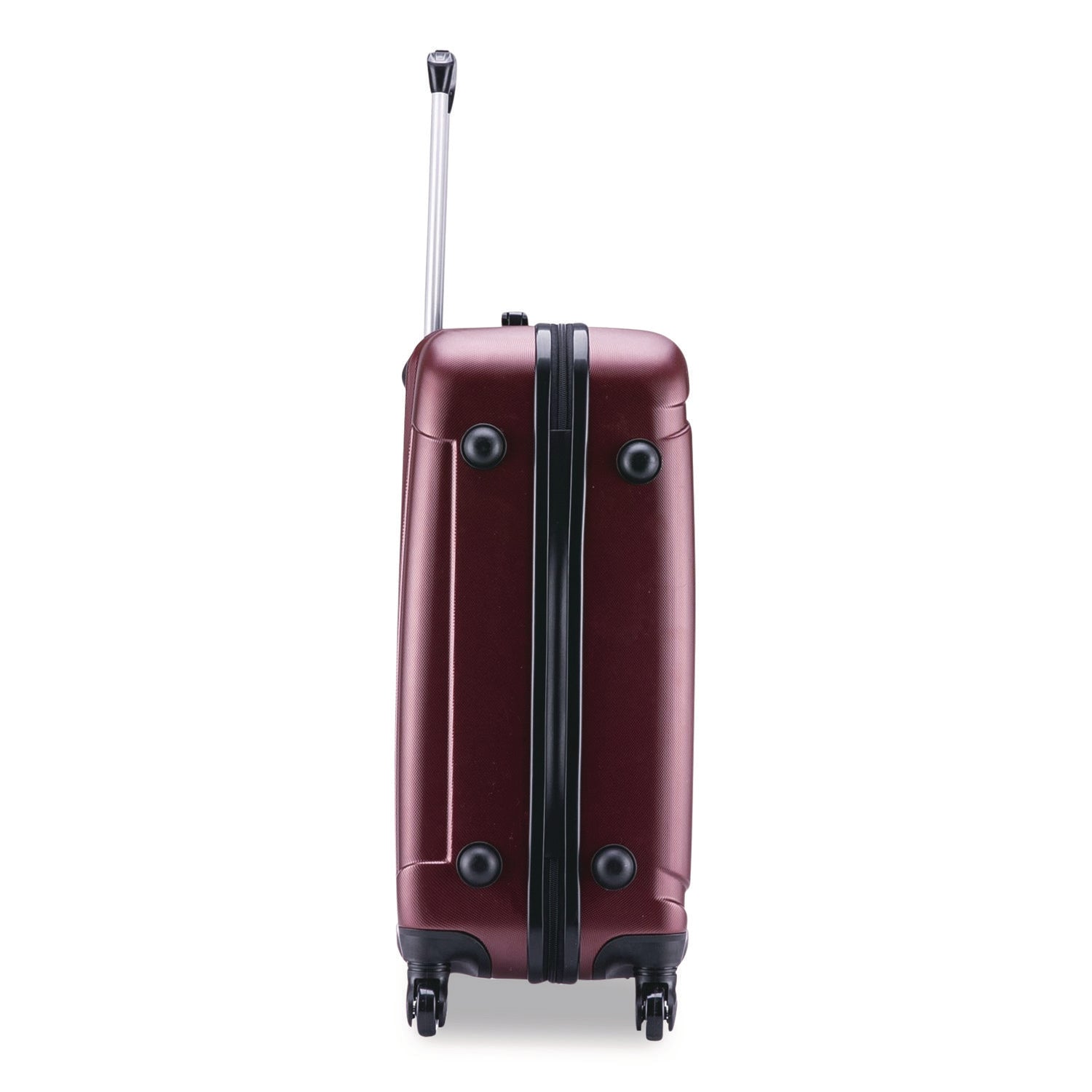 InUSA Luggage Pilot Hard Side Carry-On Suitcase, Four-Wheeled Spinner, 16.34 x 10.24 x 25.39, Wine - Bloom Skins