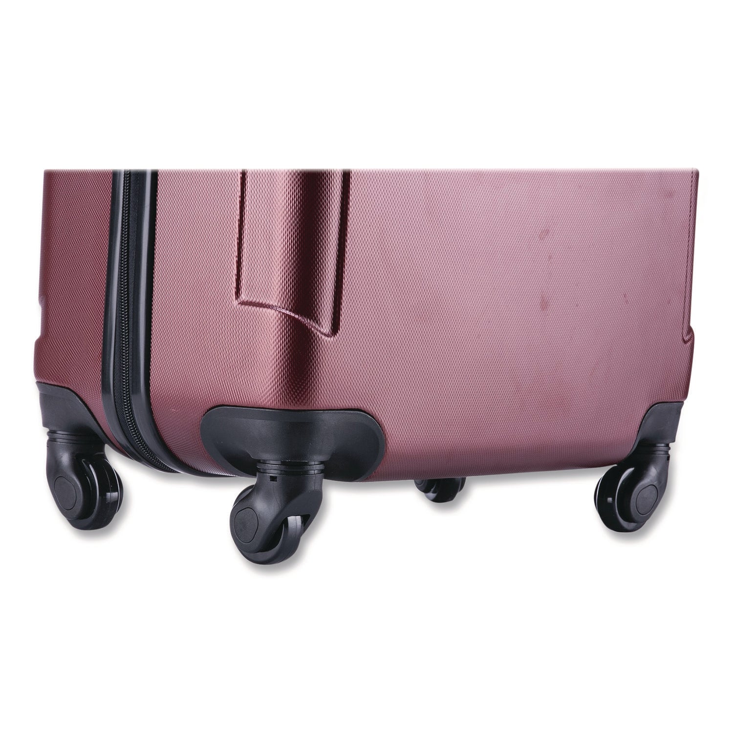 InUSA Luggage Pilot Hard Side Carry-On Suitcase, Four-Wheeled Spinner, 16.34 x 10.24 x 25.39, Wine - Bloom Skins
