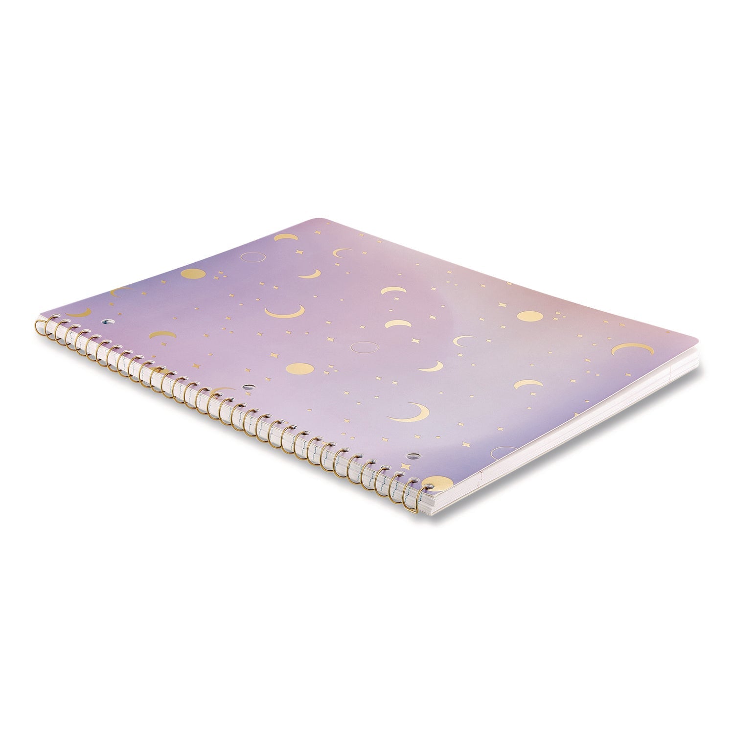 Eccolo Celestial Body Spiral Notebook, 1-Subject, Medium/College Rule, Assorted Cover Colors/Designs, (80) 11 x 8.5 Sheets, 3/Pack - Bloom Skins
