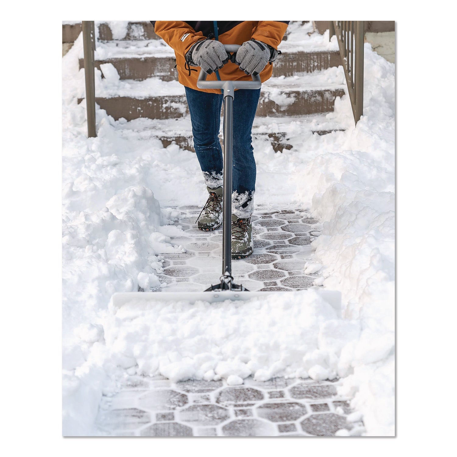 Suncast® UHMW Snow Pusher, 30" Width, 55" Length