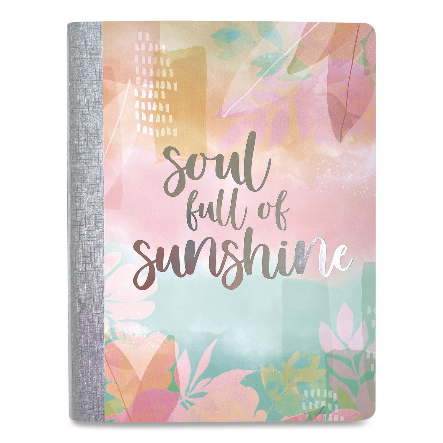 Carolina Pad® Silver Lining Composition Book, Medium/College Rule, Randomly Assorted Cover Color, (100) 9.84 x 7.67 Sheets - Bloom Skins