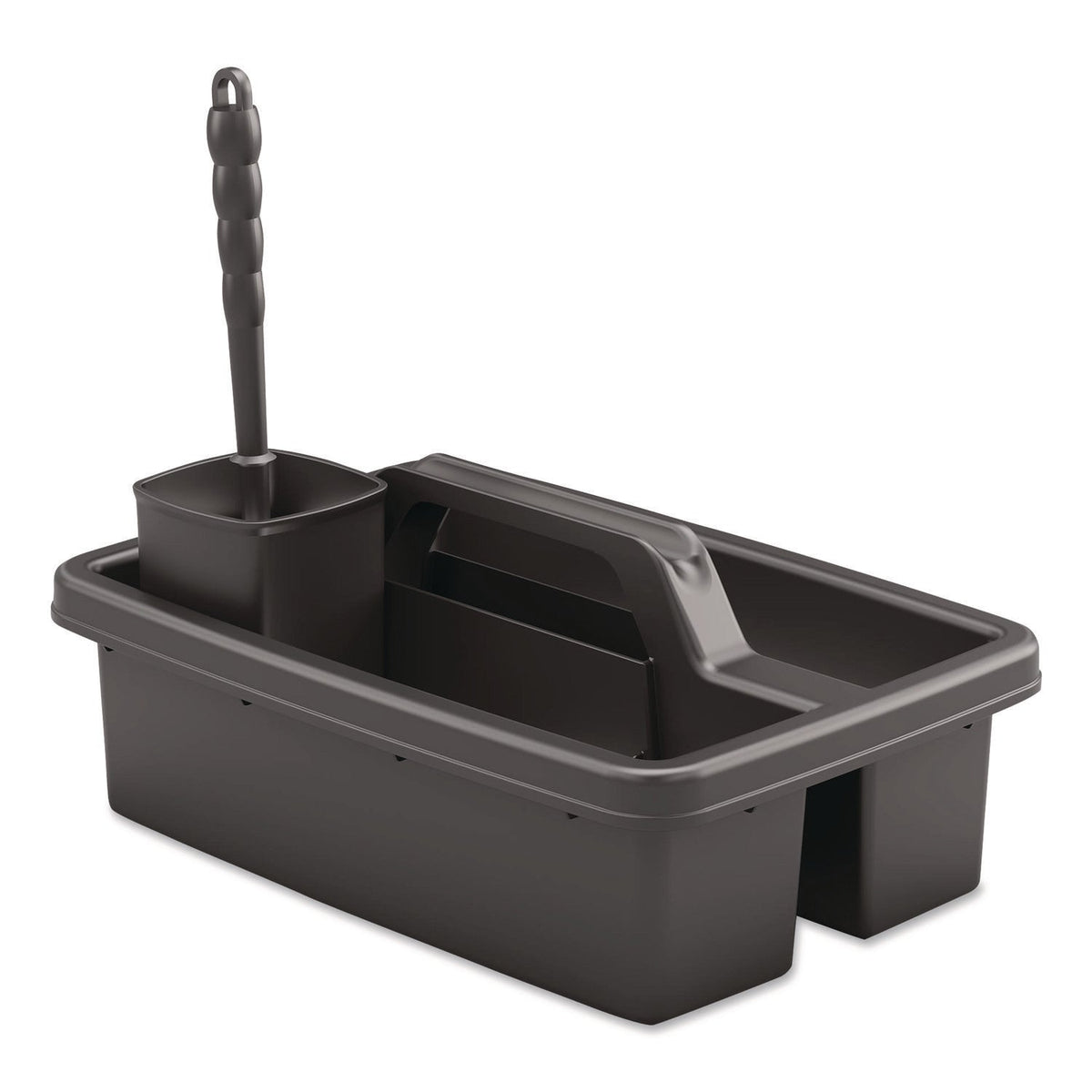 Suncast Commercial® Toilet Brush Caddy Kit, 8" Handle, Black - Bloom Skins