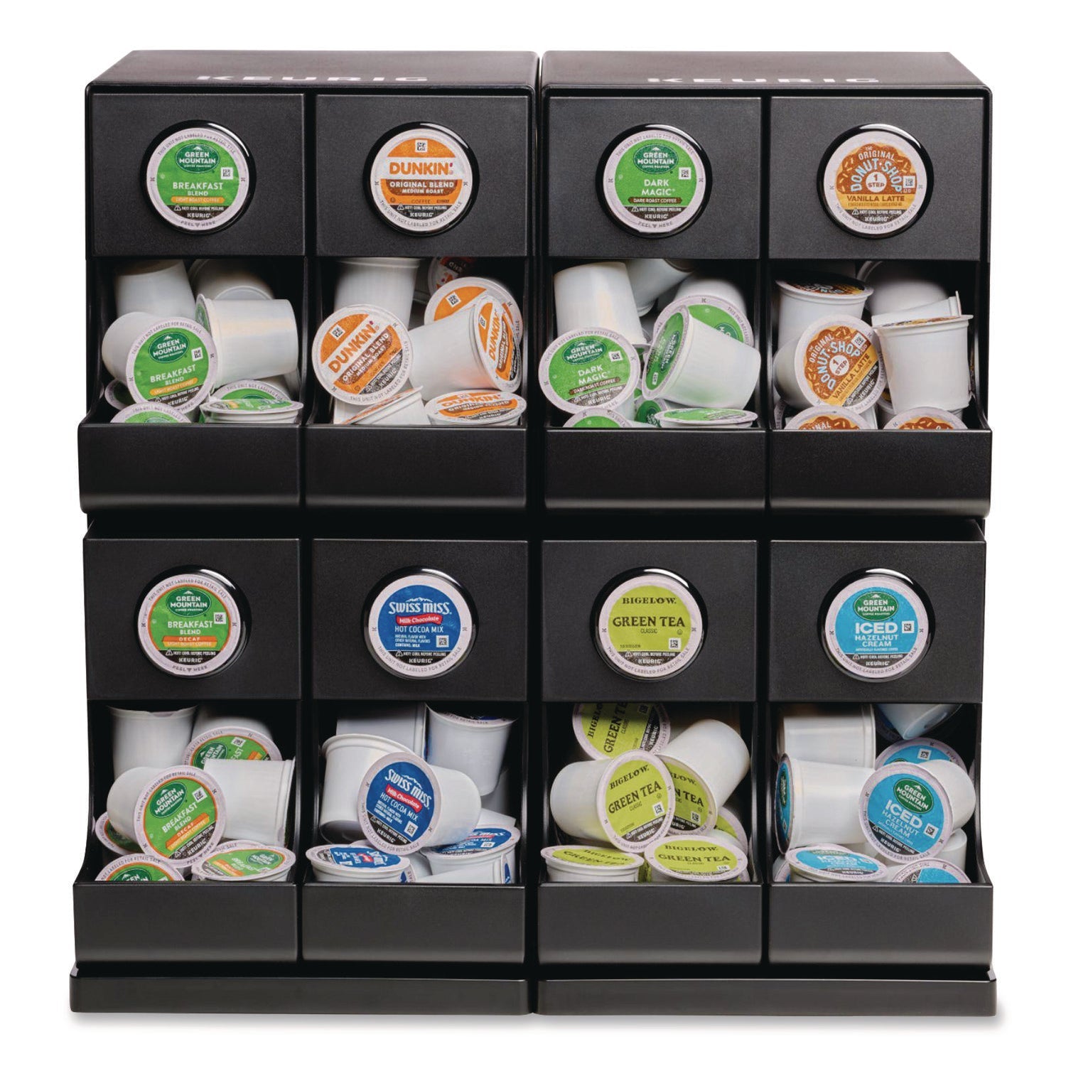 Keurig® K-Cup Organizer, 17.8 x 14.57 x 17.28, Black - Bloom Skins