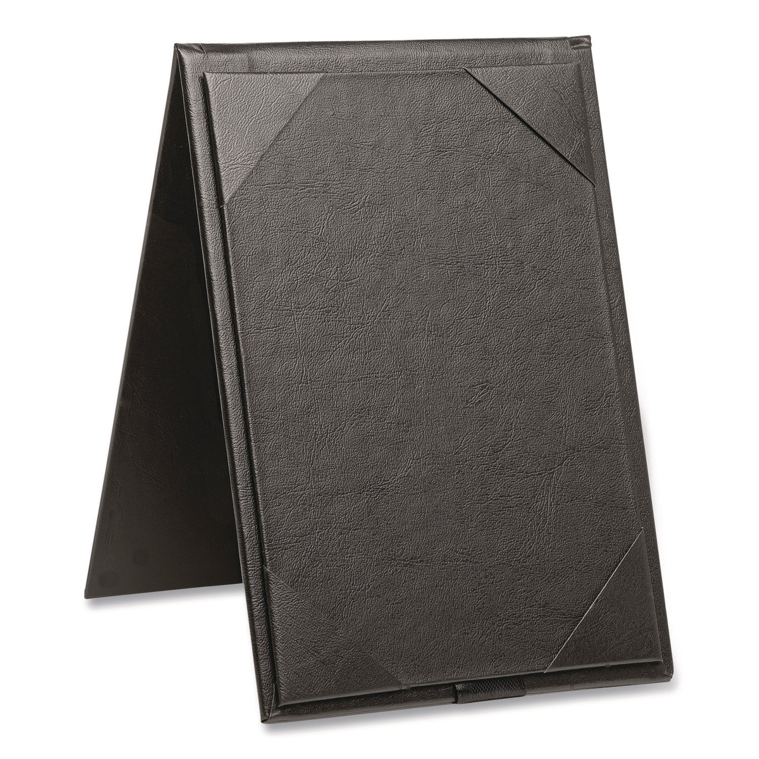 Excello Global Products® Table-Top Menu Holder, For 5 x 7 Menus, 5.6 x 7.6 Holder, Black - Bloom Skins