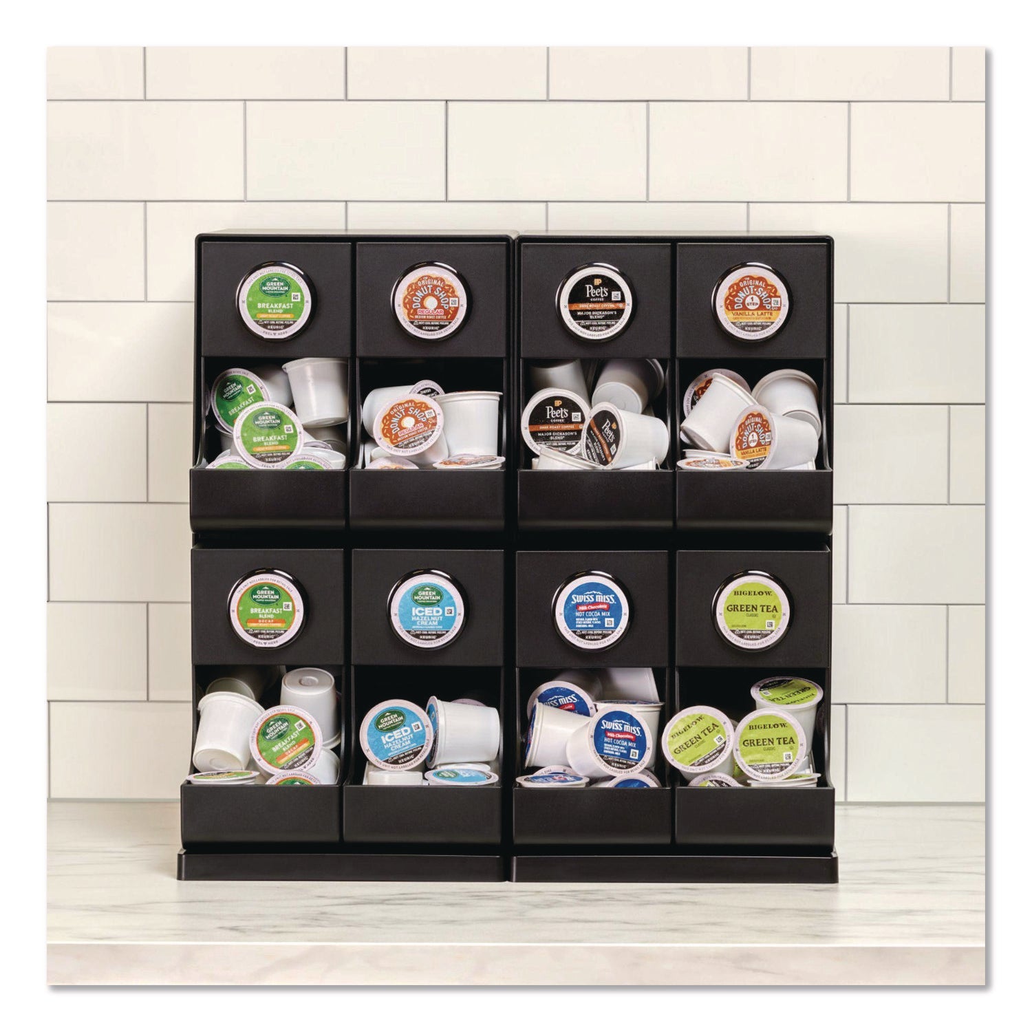 Keurig® K-Cup Organizer, 17.8 x 14.57 x 17.28, Black - Bloom Skins