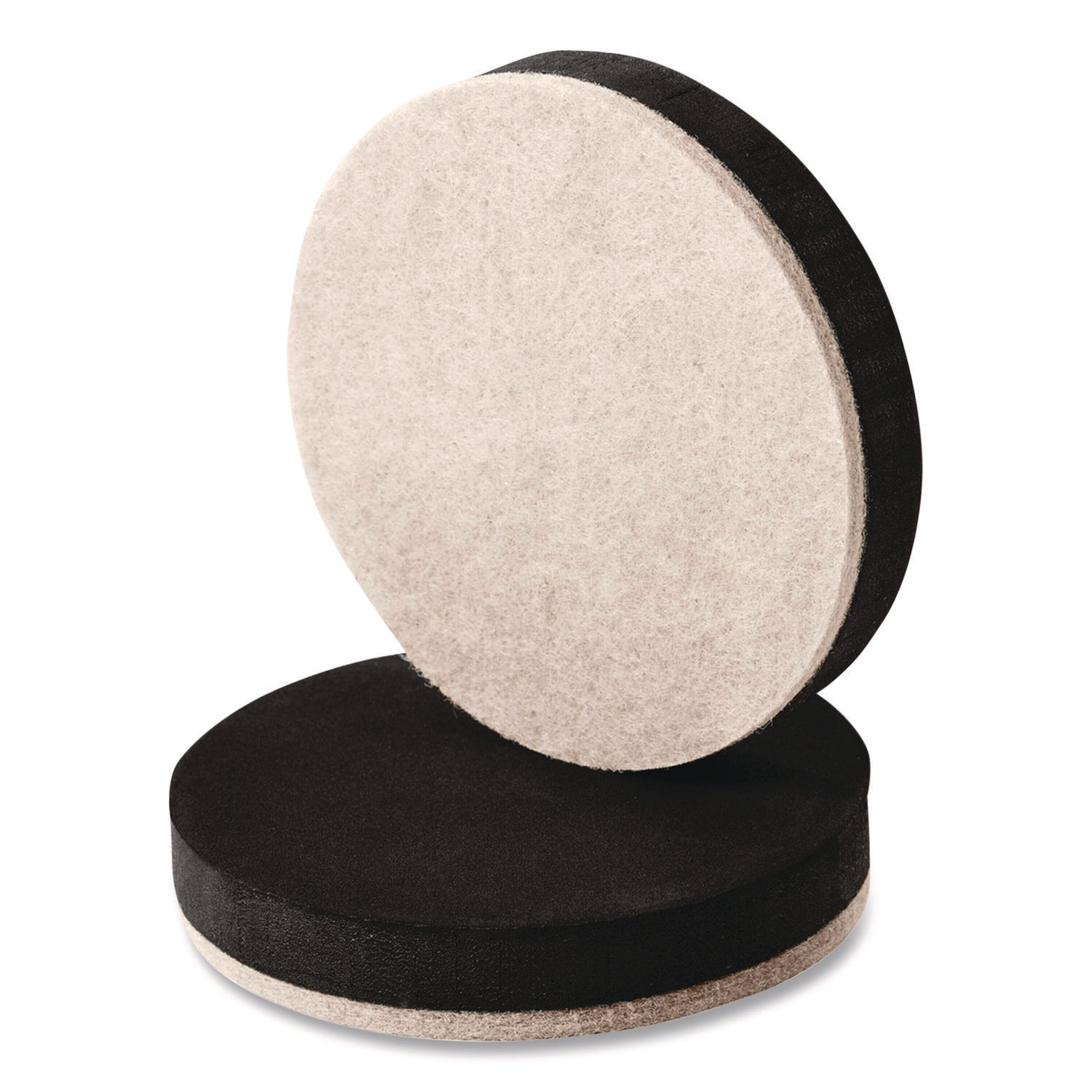 Scotch™ Furniture Sliders, 3.5" dia, Black/Beige, 16/Pack - Bloom Skins