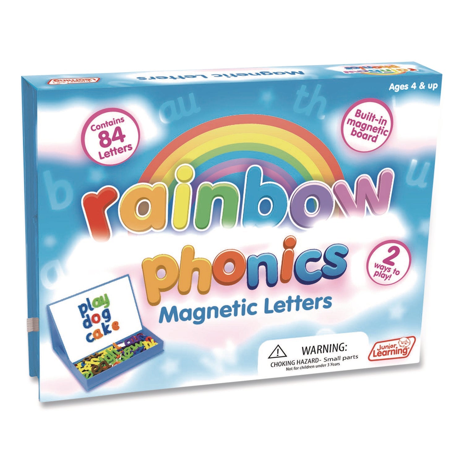Junior Learning Inc® Rainbow Phonics Magnetic Letters, Ages 4 to 7 - Bloom Skins