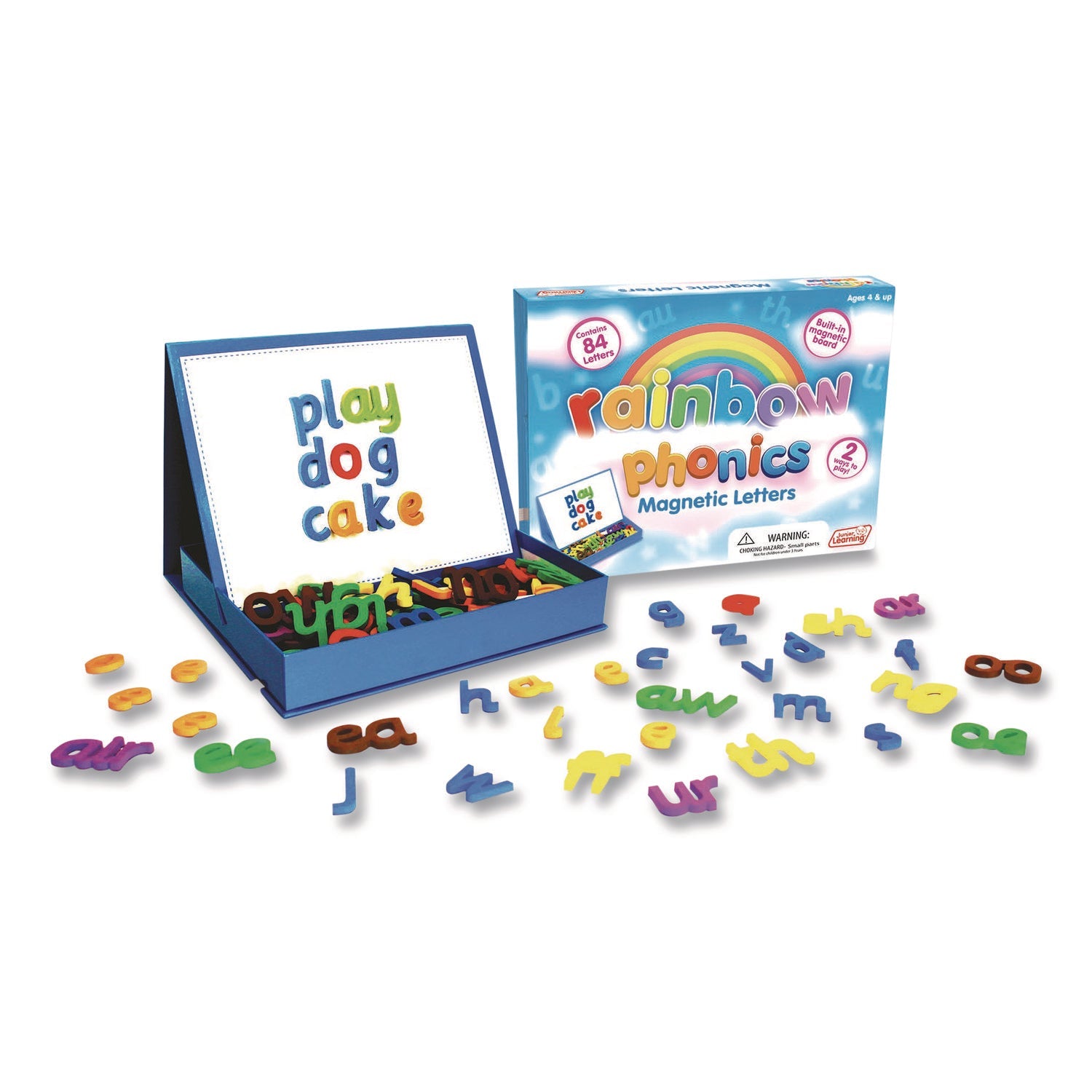 Junior Learning Inc® Rainbow Phonics Magnetic Letters, Ages 4 to 7 - Bloom Skins