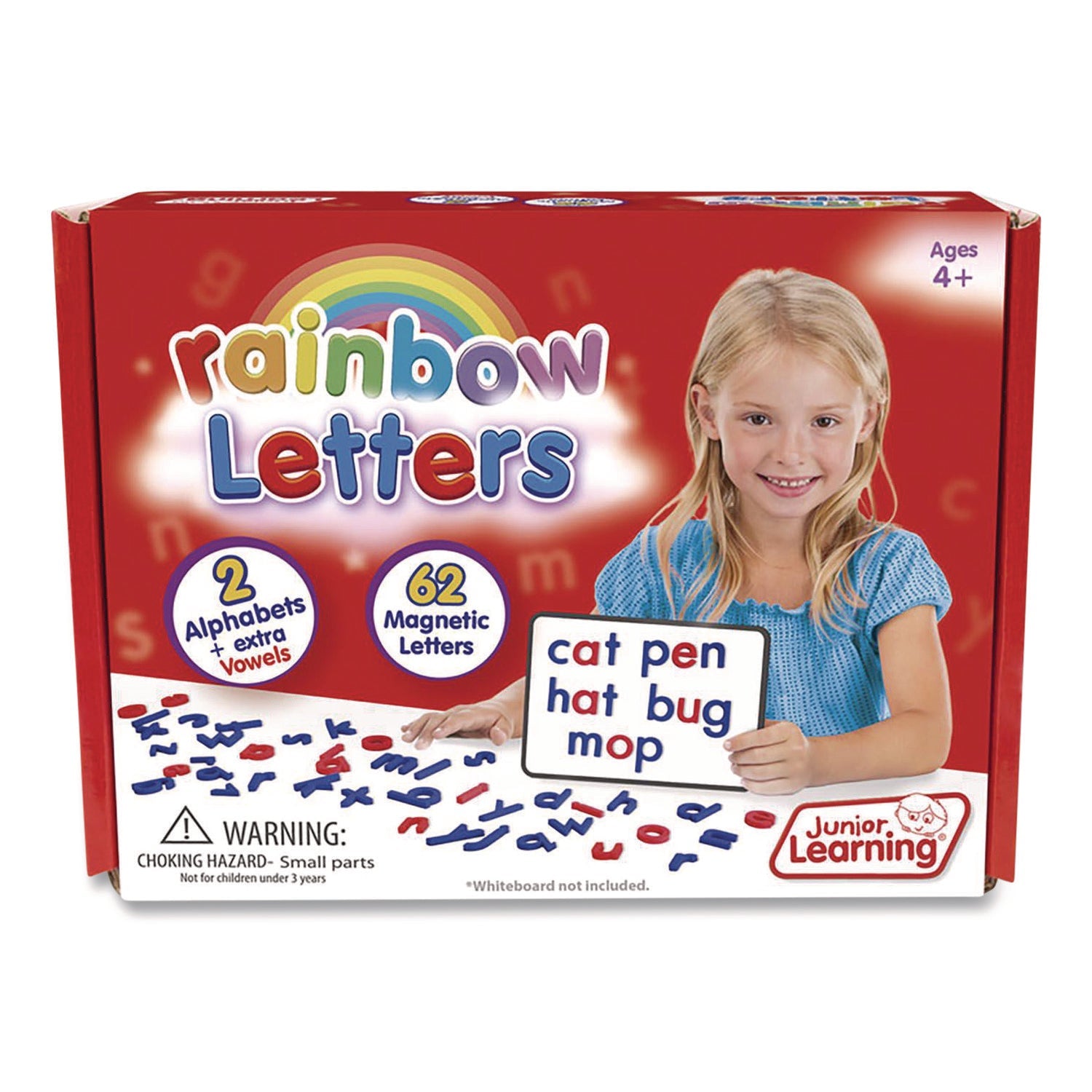 Junior Learning Inc® Rainbow Letters - Print, Ages 4 to 8 - Bloom Skins