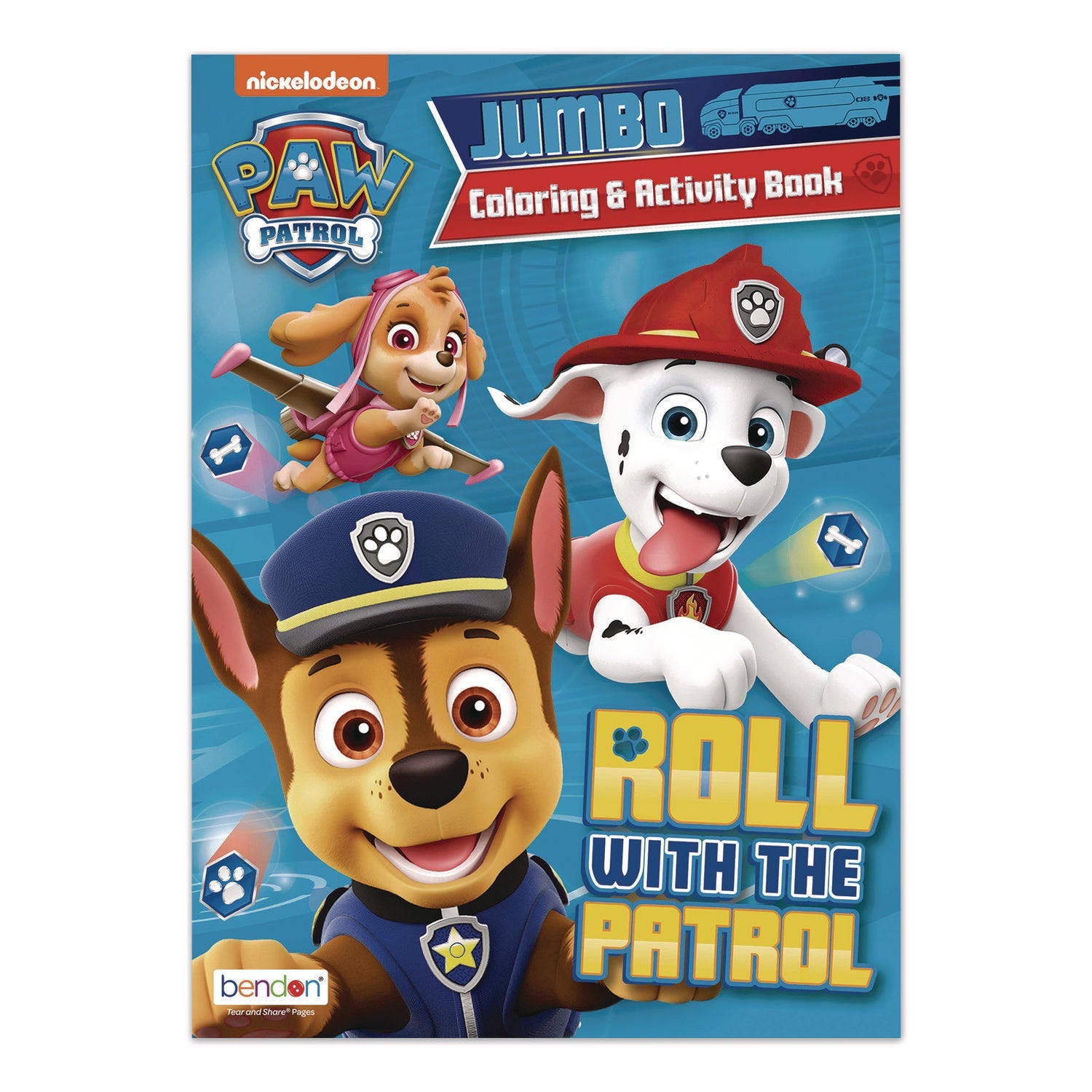 Bendon® Nickelodeon Paw Patrol Jumbo Coloring and Activity Book, 10.75 x 7.75, 64 Pages