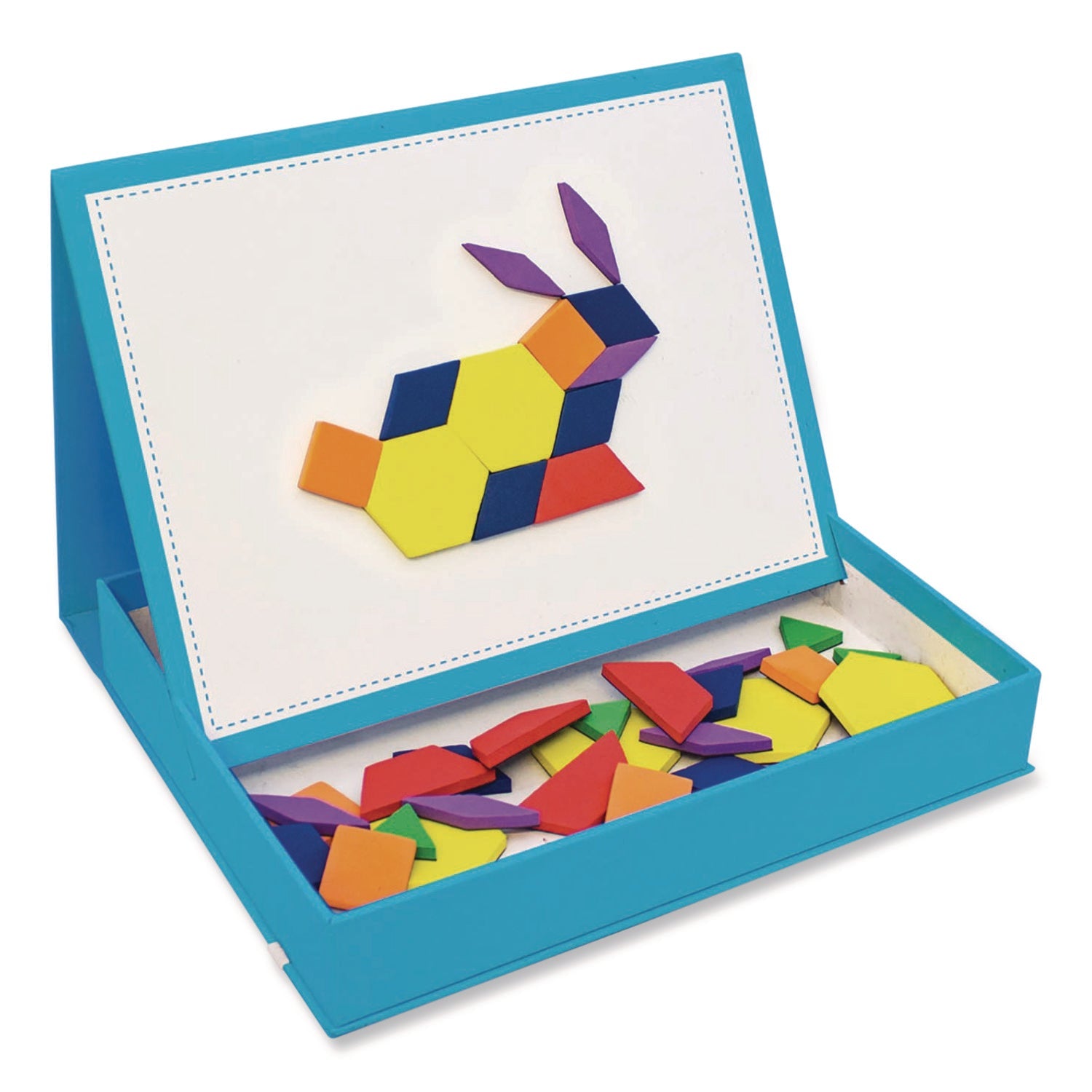 Junior Learning Inc® Rainbow Pattern Blocks, Ages 3 to 4 - Bloom Skins