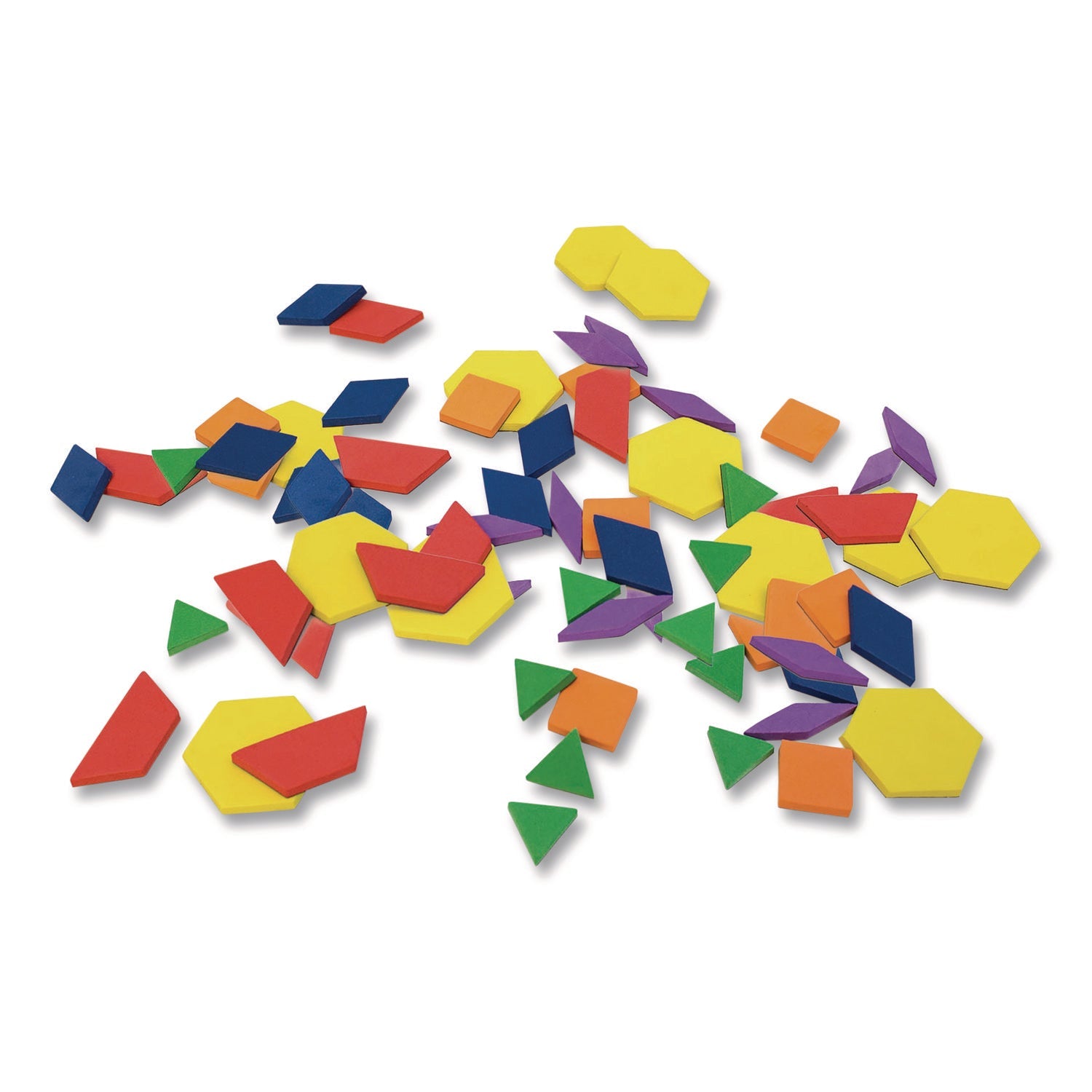 Junior Learning Inc® Rainbow Pattern Blocks, Ages 3 to 4 - Bloom Skins