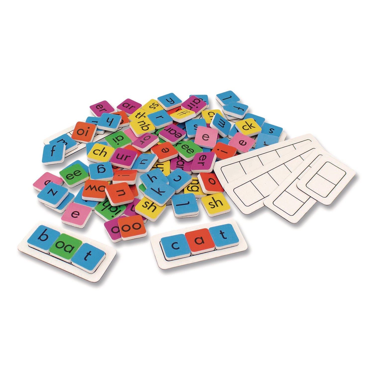 Junior Learning Inc® Rainbow Phonics Tiles, Ages 5 to 7 - Bloom Skins
