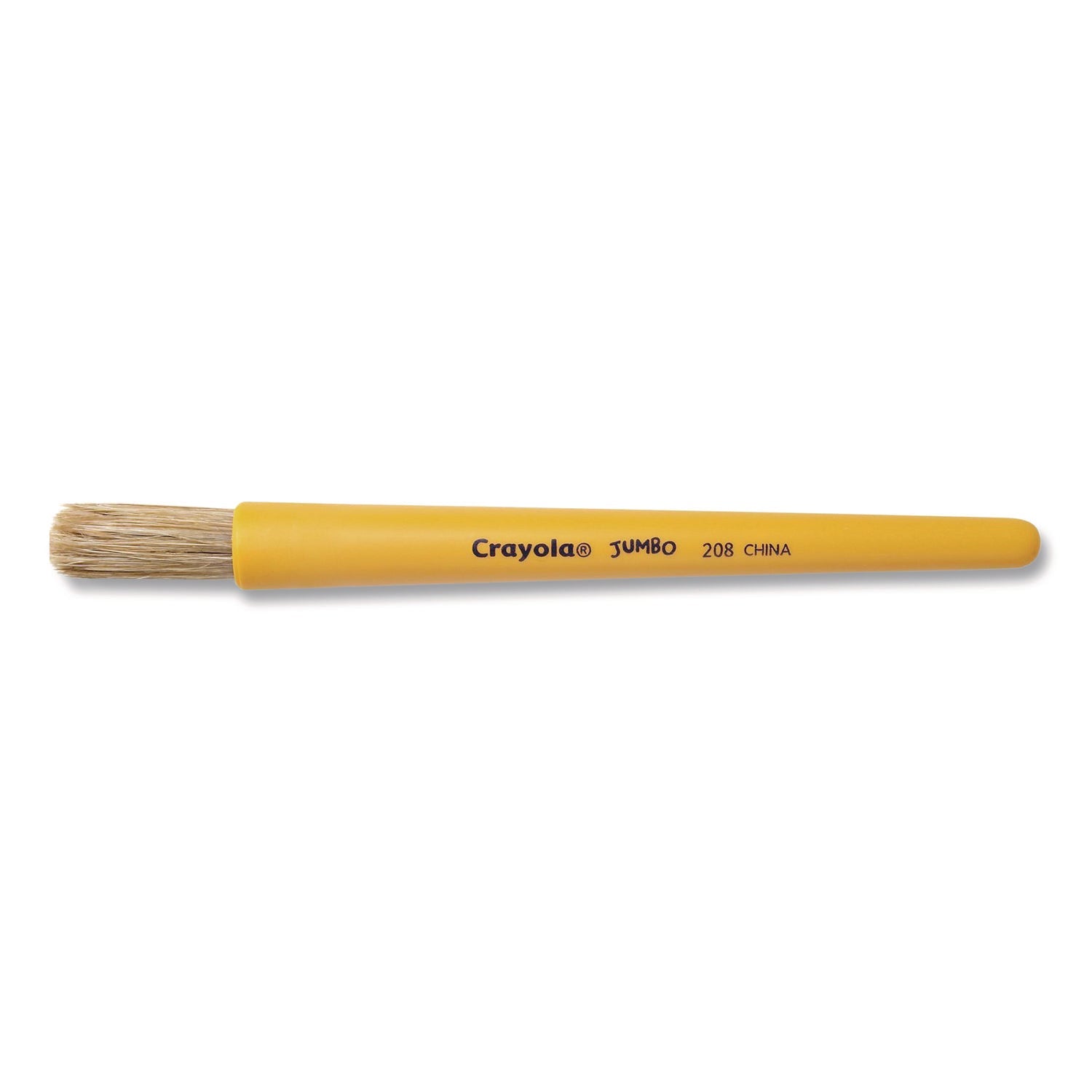 Crayola® Art Brushes So Big, 7.63" Long, Natural Hair, 1.38" Round Brush
