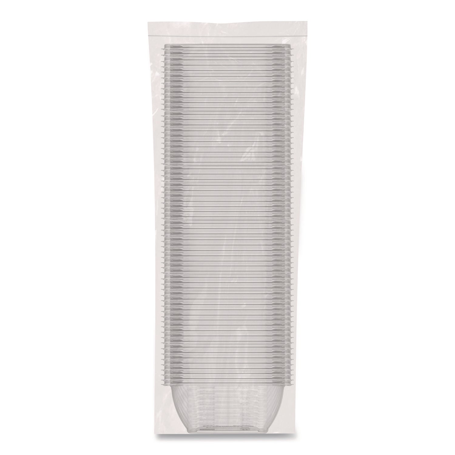 Dart® Square Plastic Bowls, 12 oz, 8.5 x 8.5 x 2.64, Clear, Plastic, 63 Bowls/Sleeve, 8 Sleeves/Carton - Bloom Skins