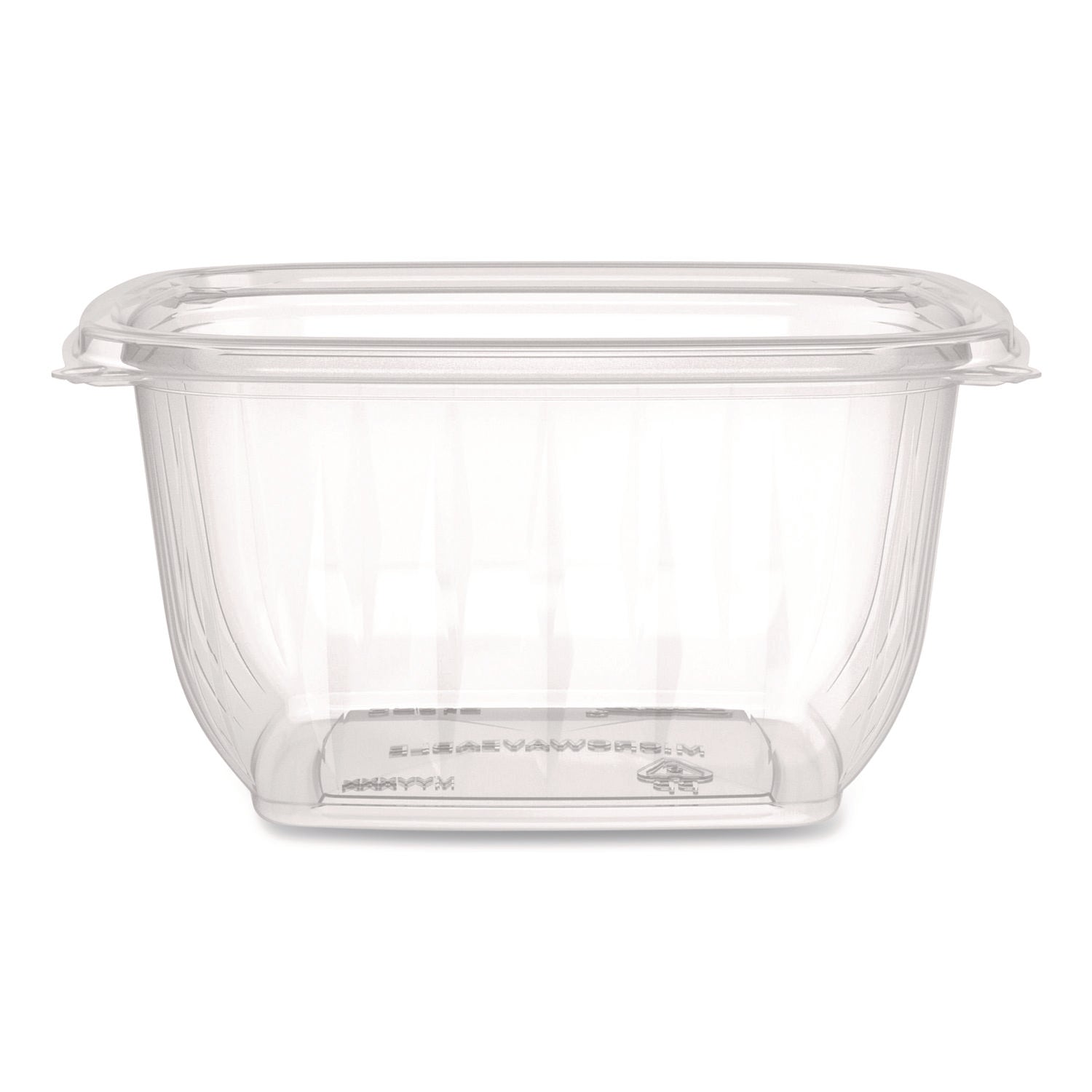 Dart® Square Plastic Bowls, 16 oz, 8.5 x 8.5 x 1.96, Clear, Plastic, 63 Bowls/Sleeve, 8 Sleeves/Carton - Bloom Skins