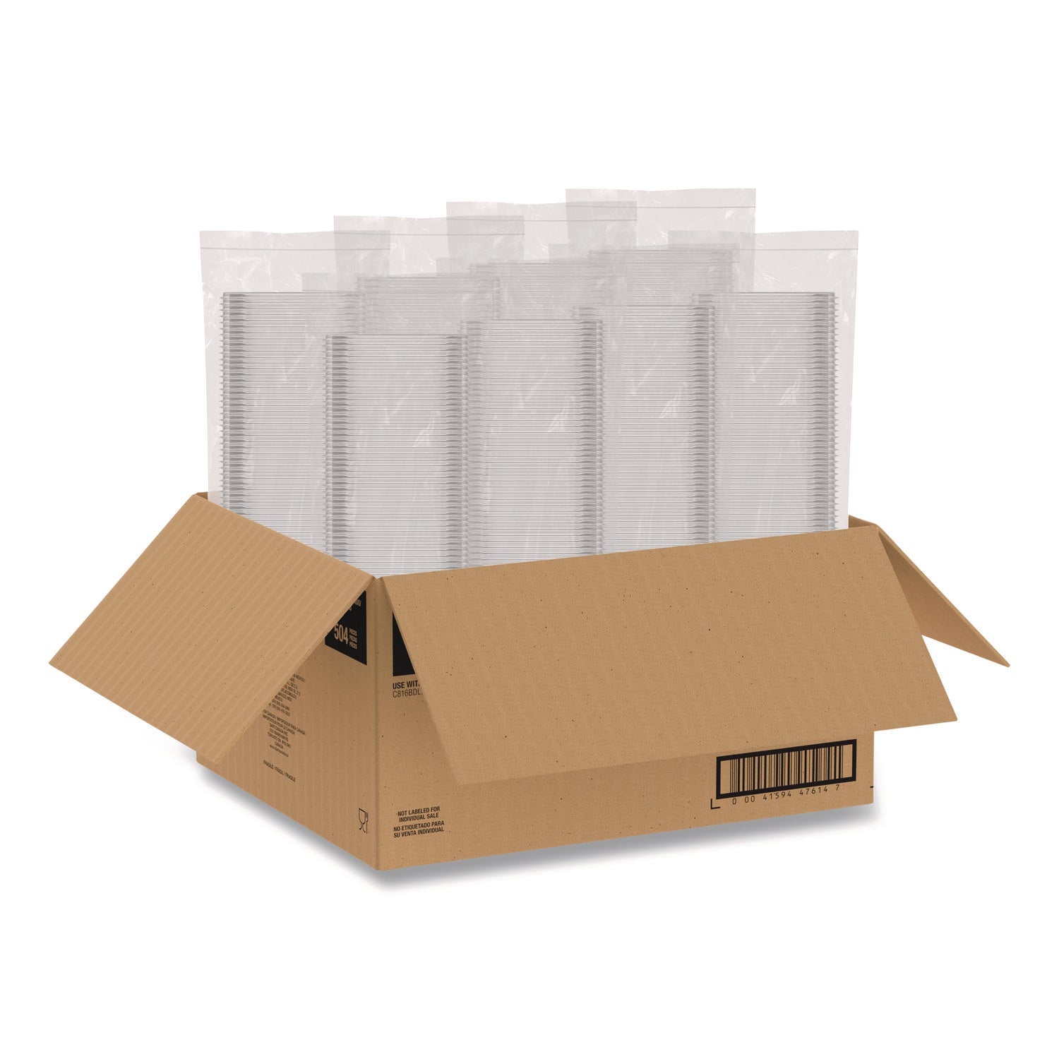 Dart® Square Plastic Bowls, 16 oz, 8.5 x 8.5 x 1.96, Clear, Plastic, 63 Bowls/Sleeve, 8 Sleeves/Carton - Bloom Skins