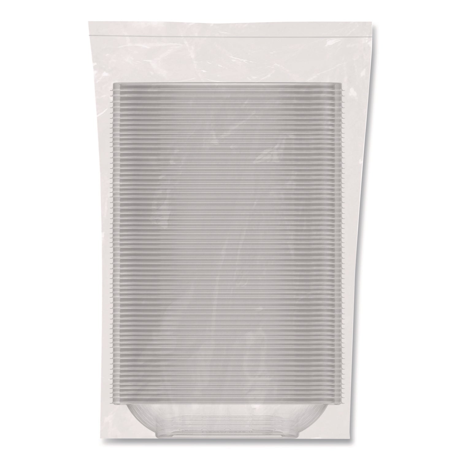 Dart® Square Plastic Bowls, 24 oz, 5 x 5 x 1.99, Clear, Plastic, 63 Bowls/Sleeve, 4 Sleeves/Carton - Bloom Skins