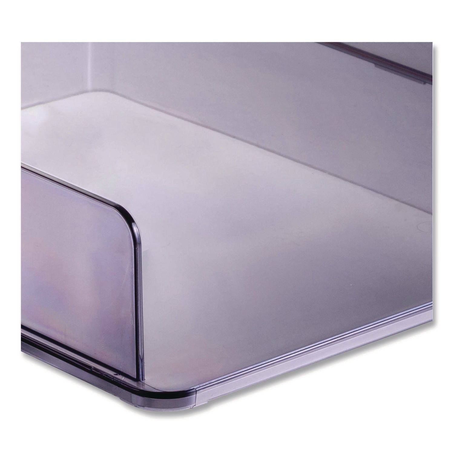 Officemate Letter Tray, 1 Section, Letter Size Files, 10.16" x 12.8" x 2.76", Gray, 2/Pack - Bloom Skins