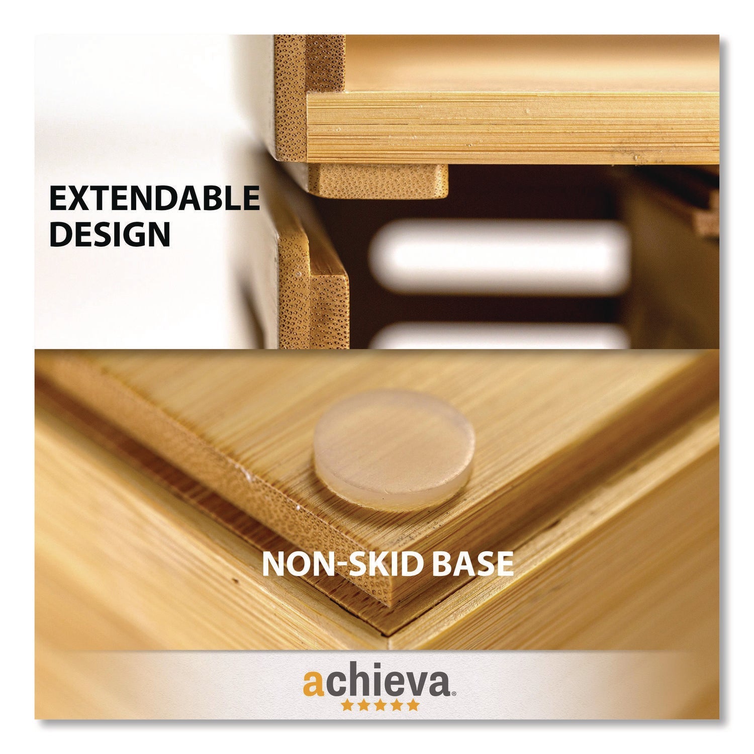 Officemate Bamboo Large File Sorter, 9 Sections, A6/A7/A8/A9/Legal/Letter/Tabloid Size Files, 14.09 x 10.04 x 3.82, Brown - Bloom Skins