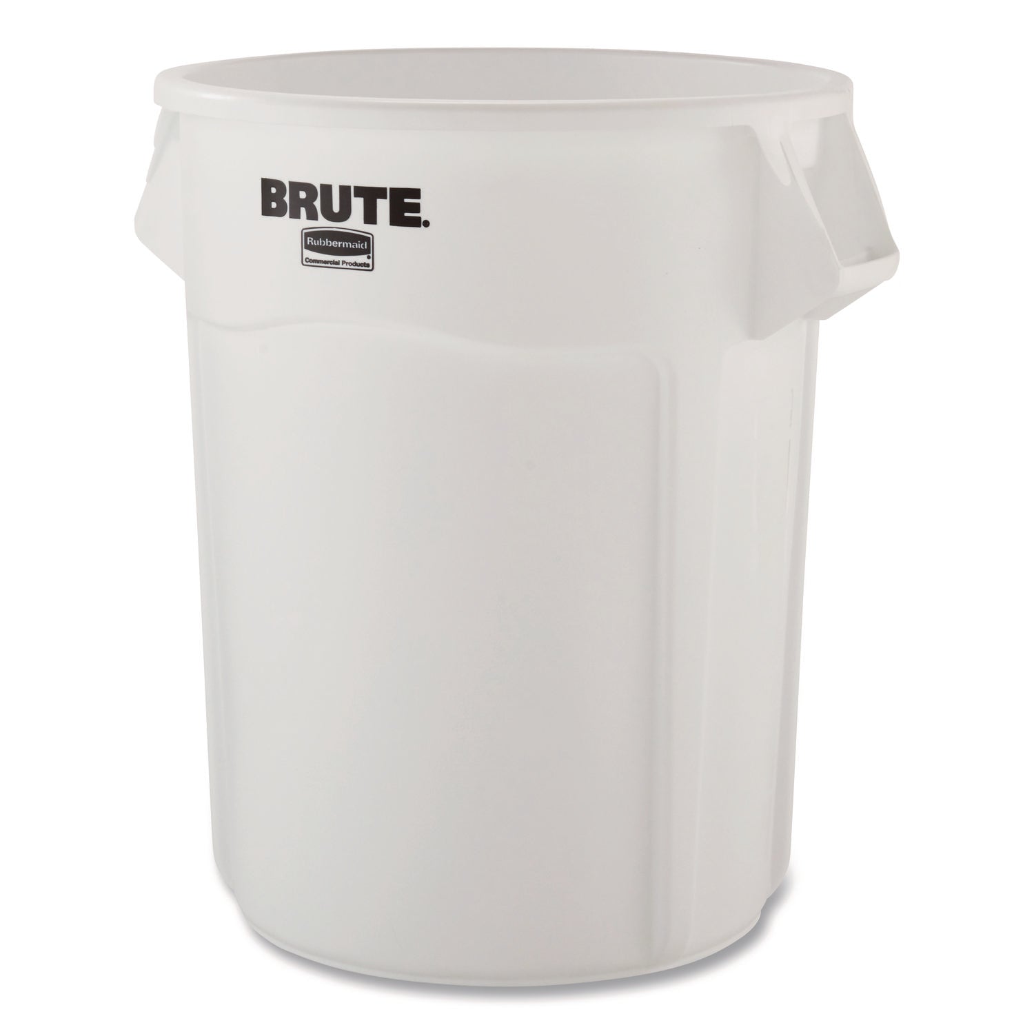 Rubbermaid® Commercial Brute Container, 44 gal, Plastic, White - Bloom Skins