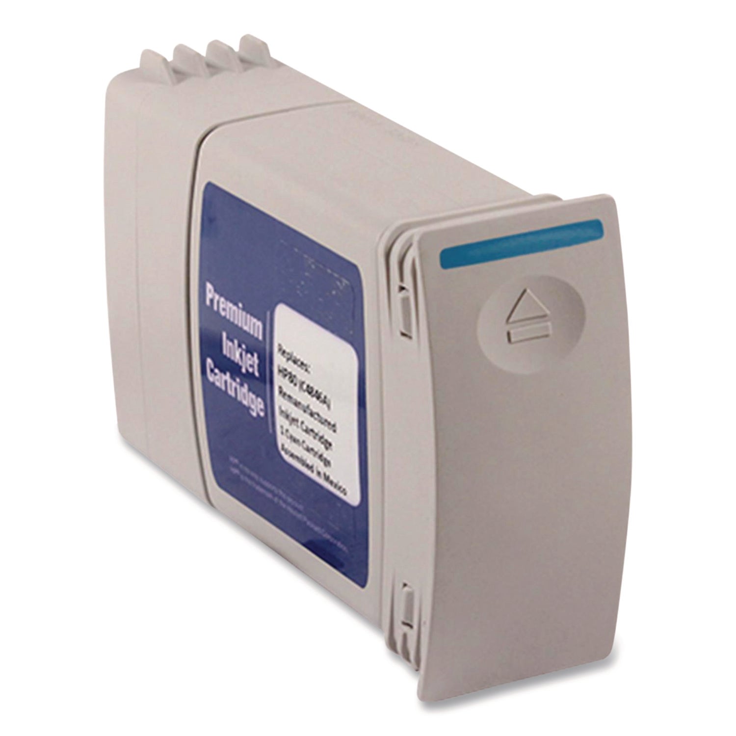 Innovera® Remanufactured Cyan High-Yield Ink, Replacement for 80 (C4846A), 350 mL - Bloom Skins