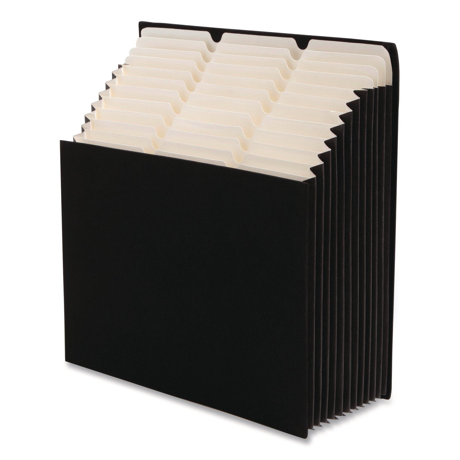 Smead Stadium File, 10.5" Expansion, 12 Sections, 1/3-Cut Tabs, Letter Size, Charcoal - Bloom Skins