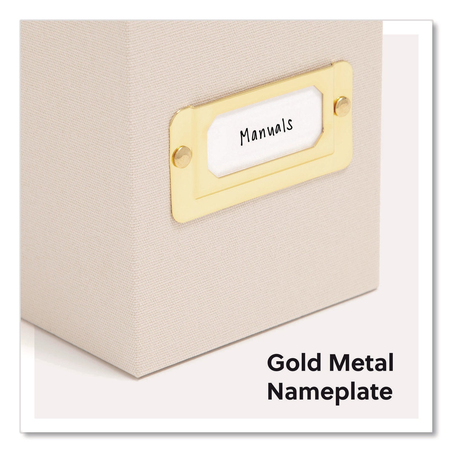 Smead Flip Top Box, Letter Files, 13 x 3.7 x 10, Beige - Bloom Skins