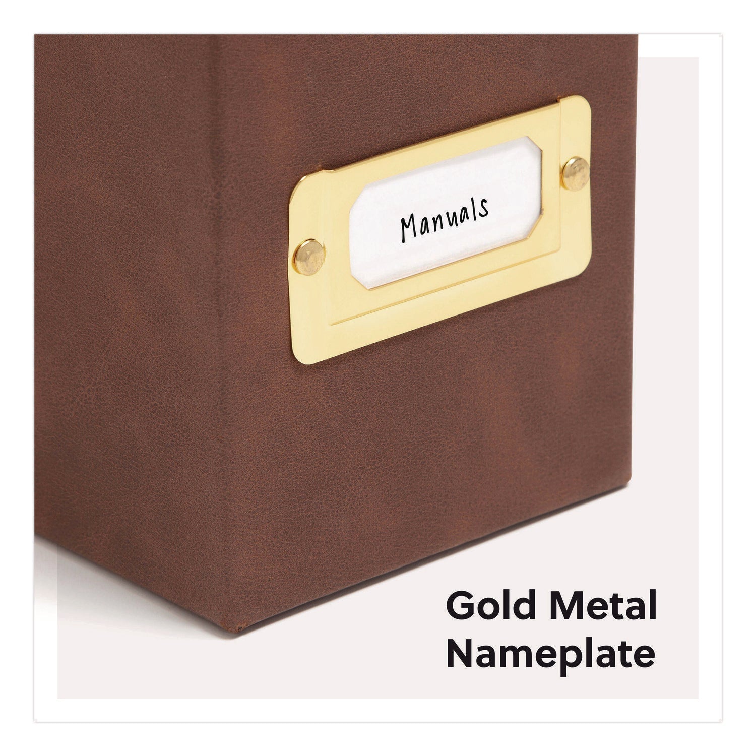 Smead Flip Top File Box, Letter Files, 13 x 3.7 x 10, Saddle - Bloom Skins