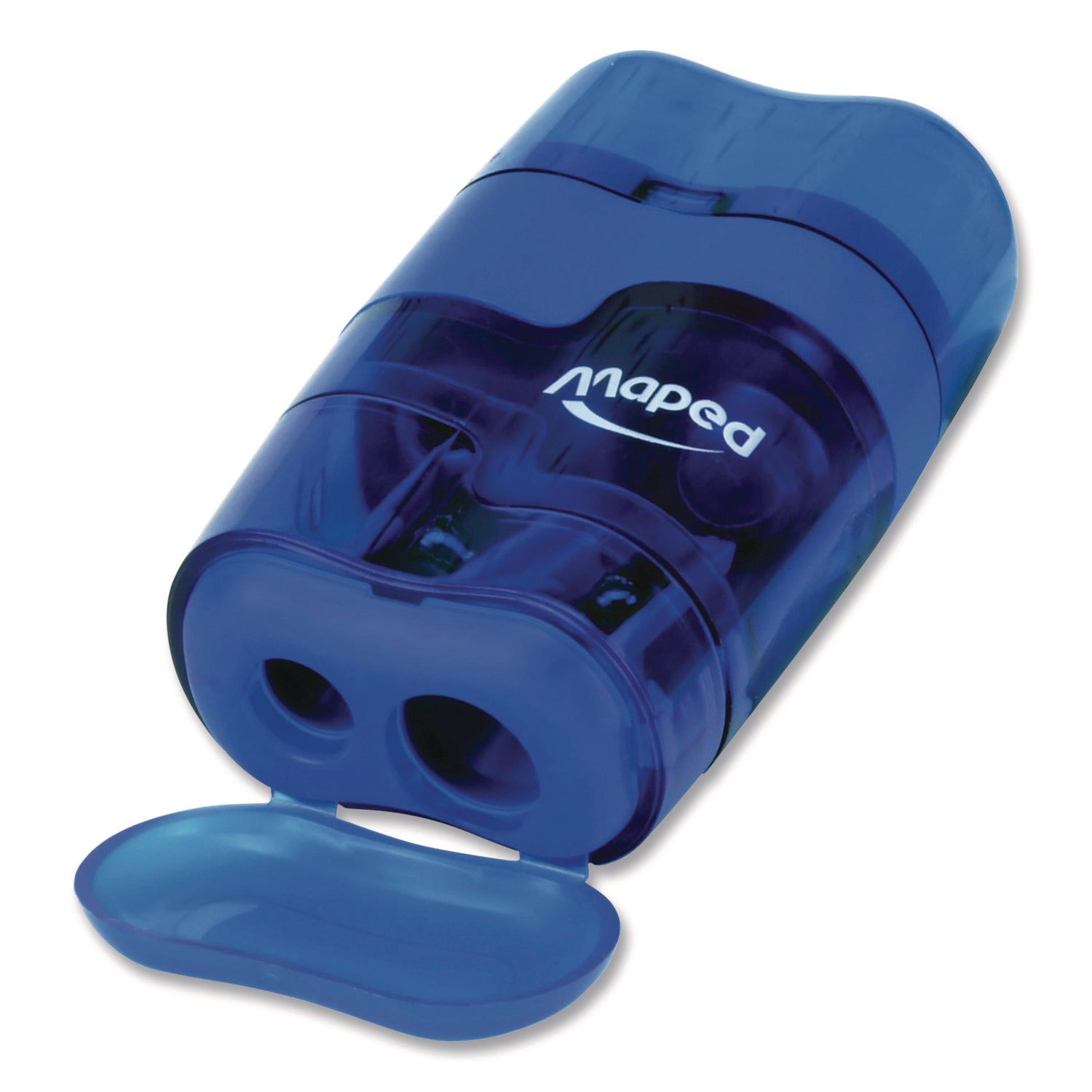 Maped Helix DUO 2-Hole Canister Pencil Sharpener/Eraser Combo, 3.74 x 1.08 x 4.92, Randomly Assorted Colors - Bloom Skins