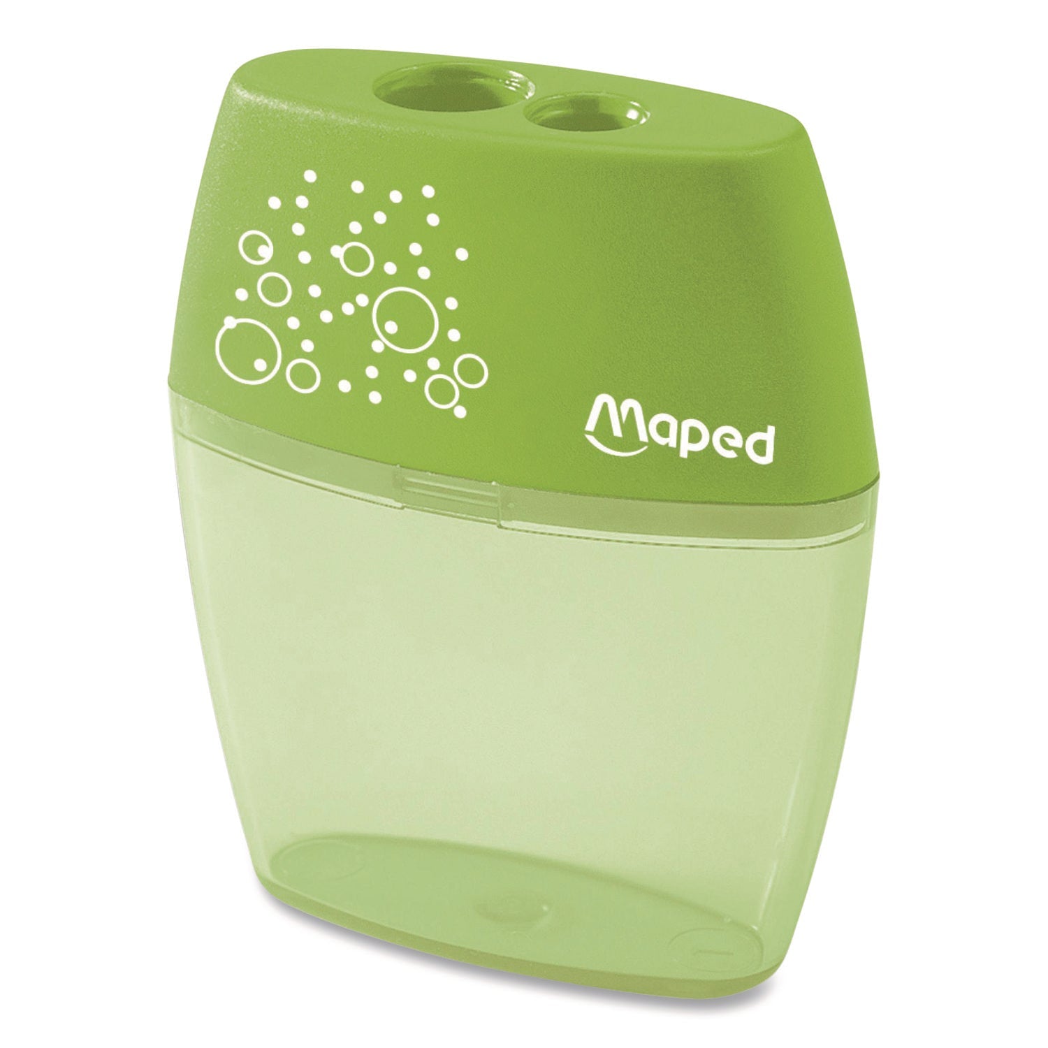 Maped Helix Shaker Two-Hole Canister Pencil Sharpener, 3.74 x 1.02 x 4.92, Randomly Assorted Color - Bloom Skins