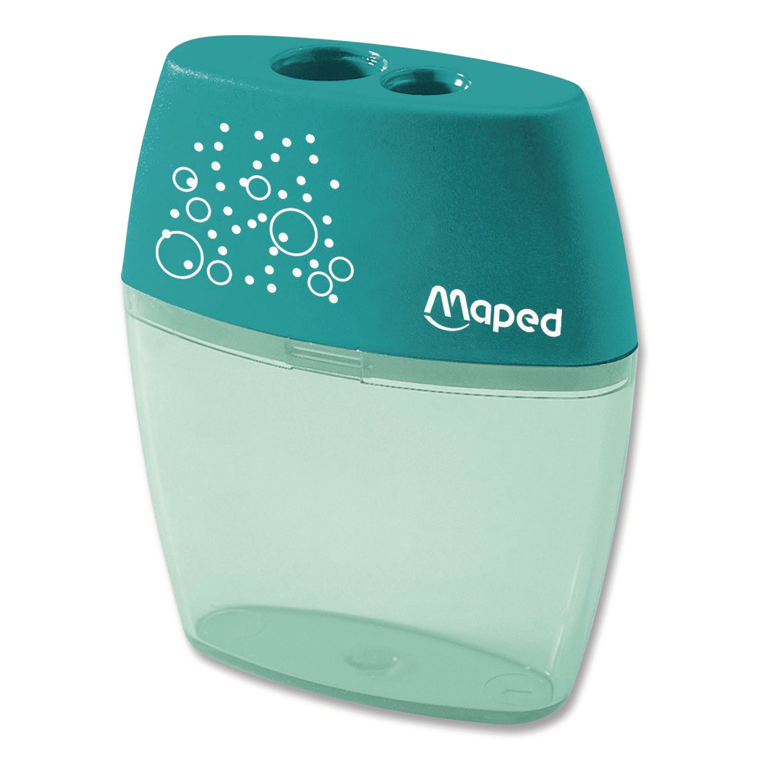 Maped Helix Shaker Two-Hole Canister Pencil Sharpener, 3.74 x 1.02 x 4.92, Randomly Assorted Color - Bloom Skins