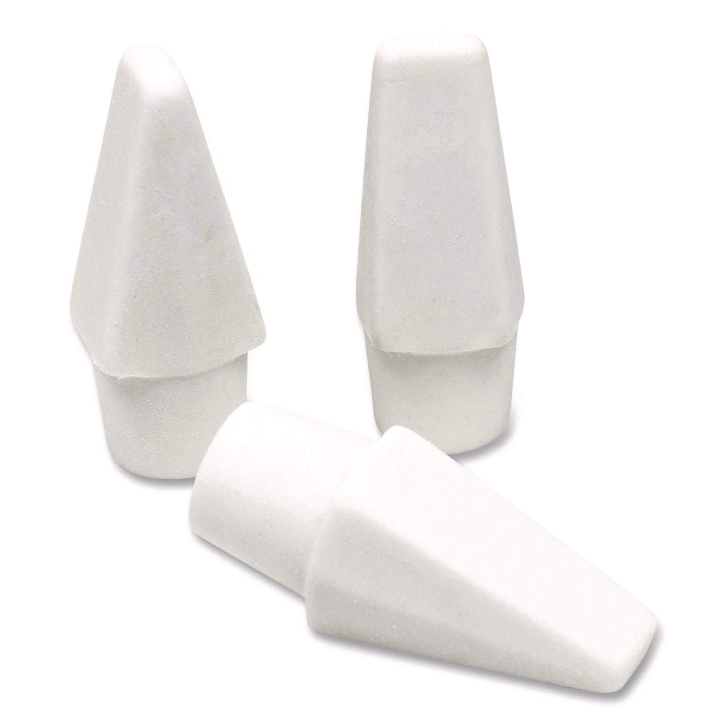 Maped Helix Professional Hi-Polymer Oversized Pencil Cap Erasers, For Pencil Marks, White, 10/Pack - Bloom Skins