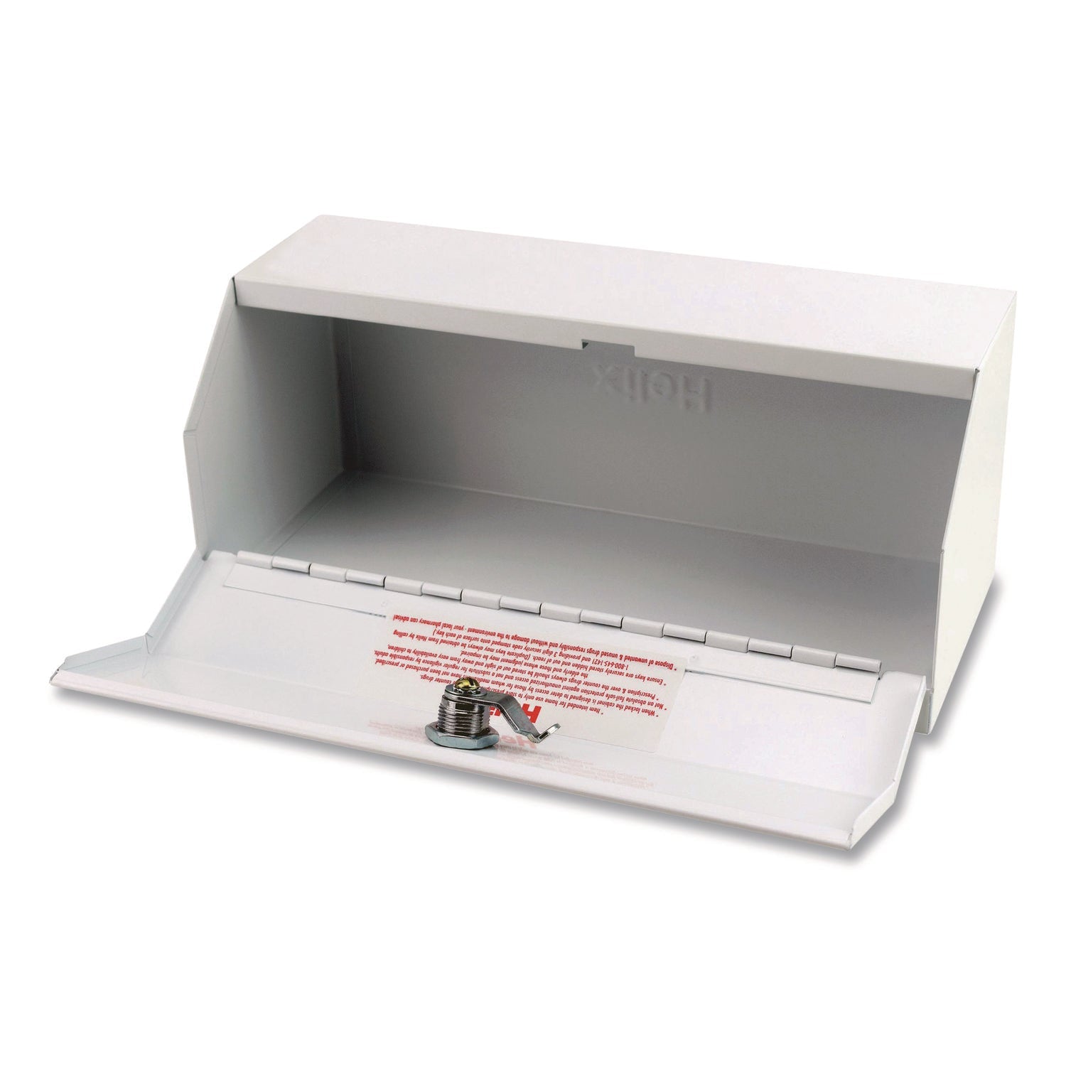 Maped Helix Metal Lockable Wall-Mounted Drug Cabinet,11.5 x 4.24 x 4.75, White - Bloom Skins