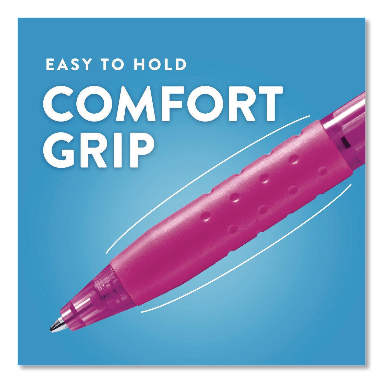 Paper Mate® InkJoy 300 RT Ballpoint Pen, Retractable, Medium 1 mm, Assorted Ink and Barrel Colors, 24/Set - Bloom Skins